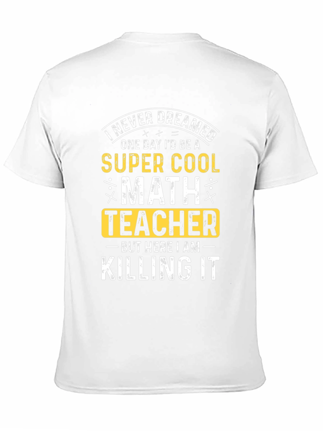 Super Cool Math Teacher T-Shirt - Black