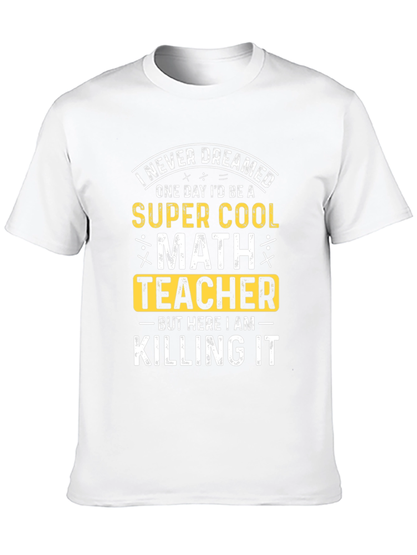 Super Cool Math Teacher T-Shirt - Black