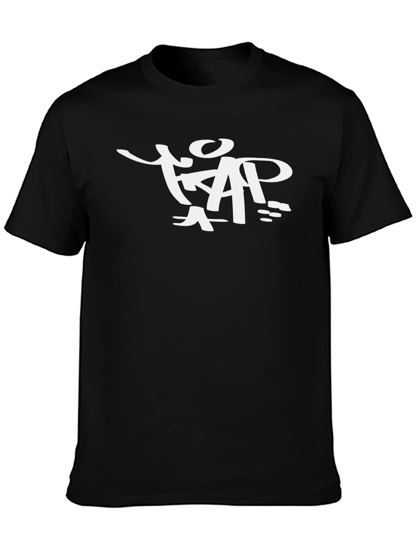 Trap T-Shirt - Black Crew Neck Tee