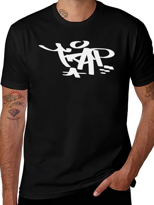 Trap T-Shirt - Black Crew Neck Tee