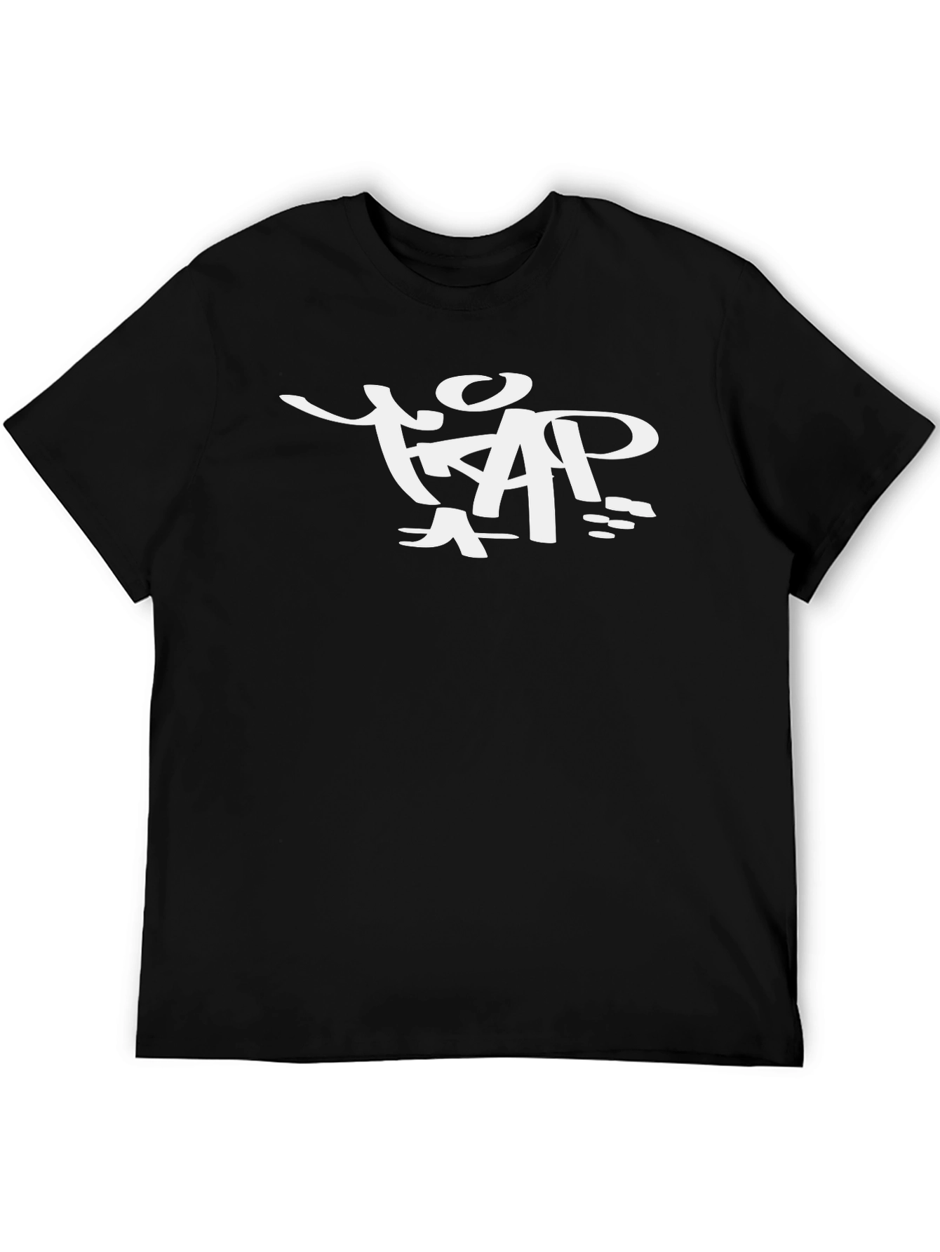 Trap T-Shirt - Black Crew Neck Tee
