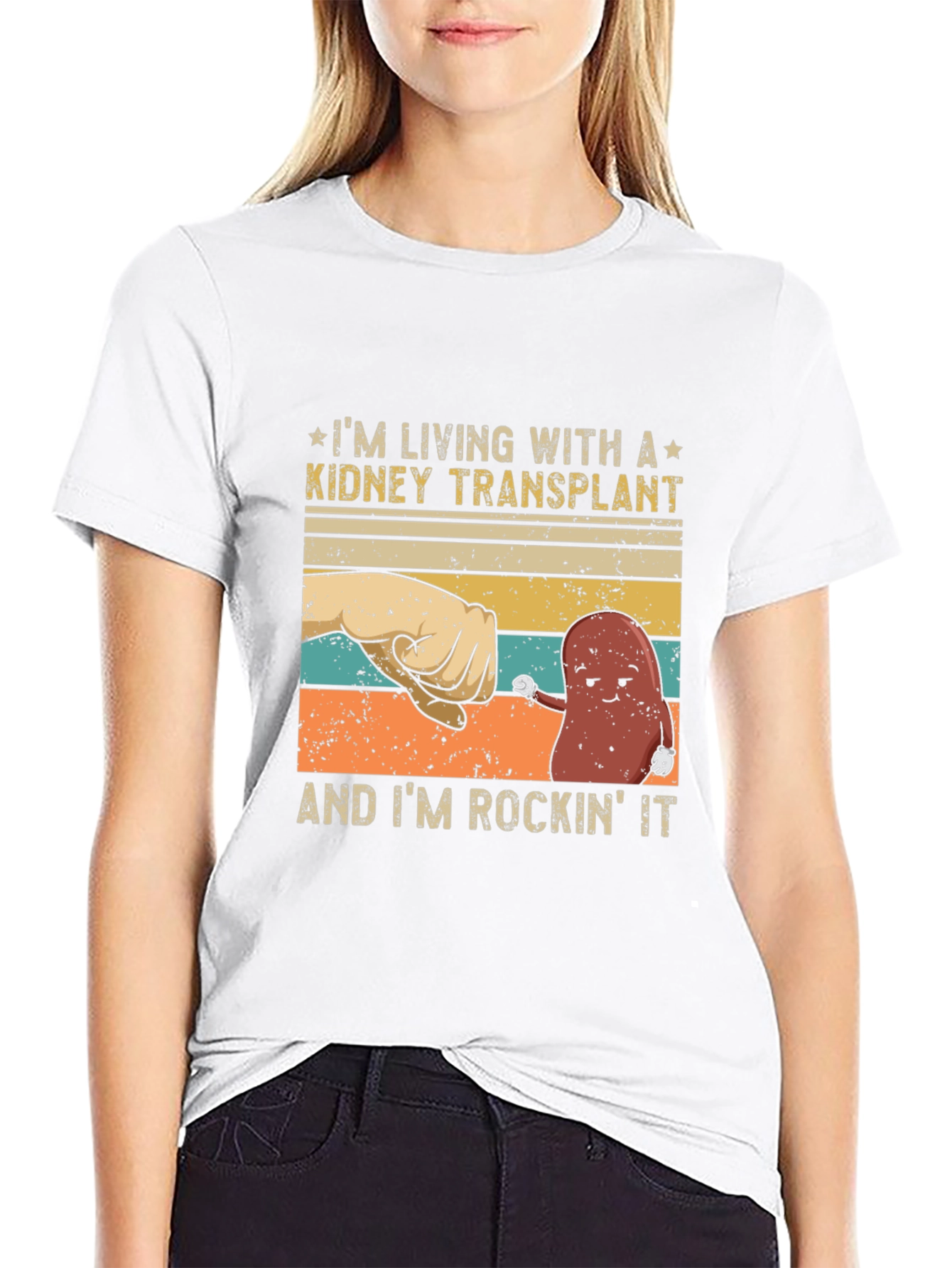 Kidney Transplant Awareness Graphic T-Shirt