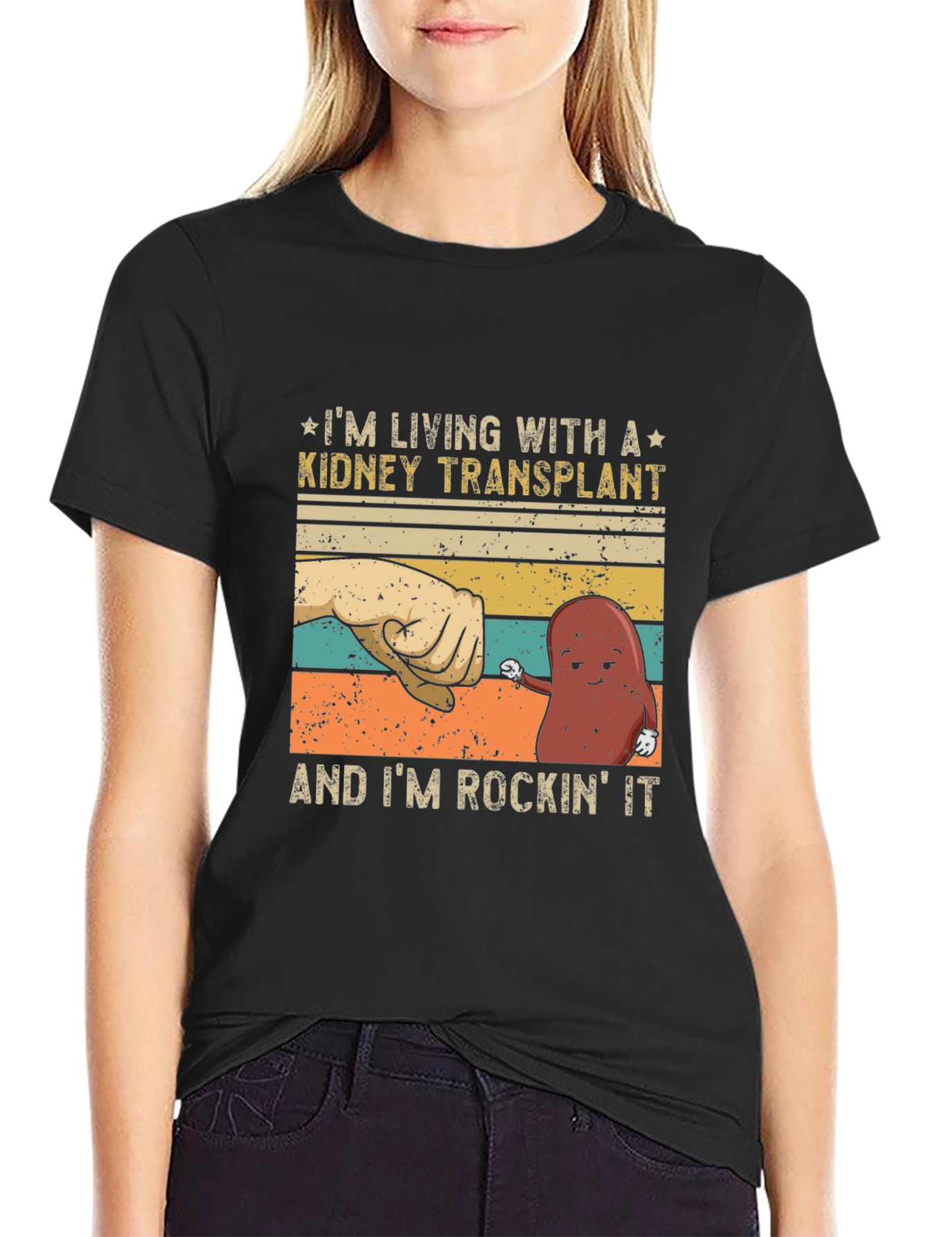Kidney Transplant Awareness Graphic T-Shirt