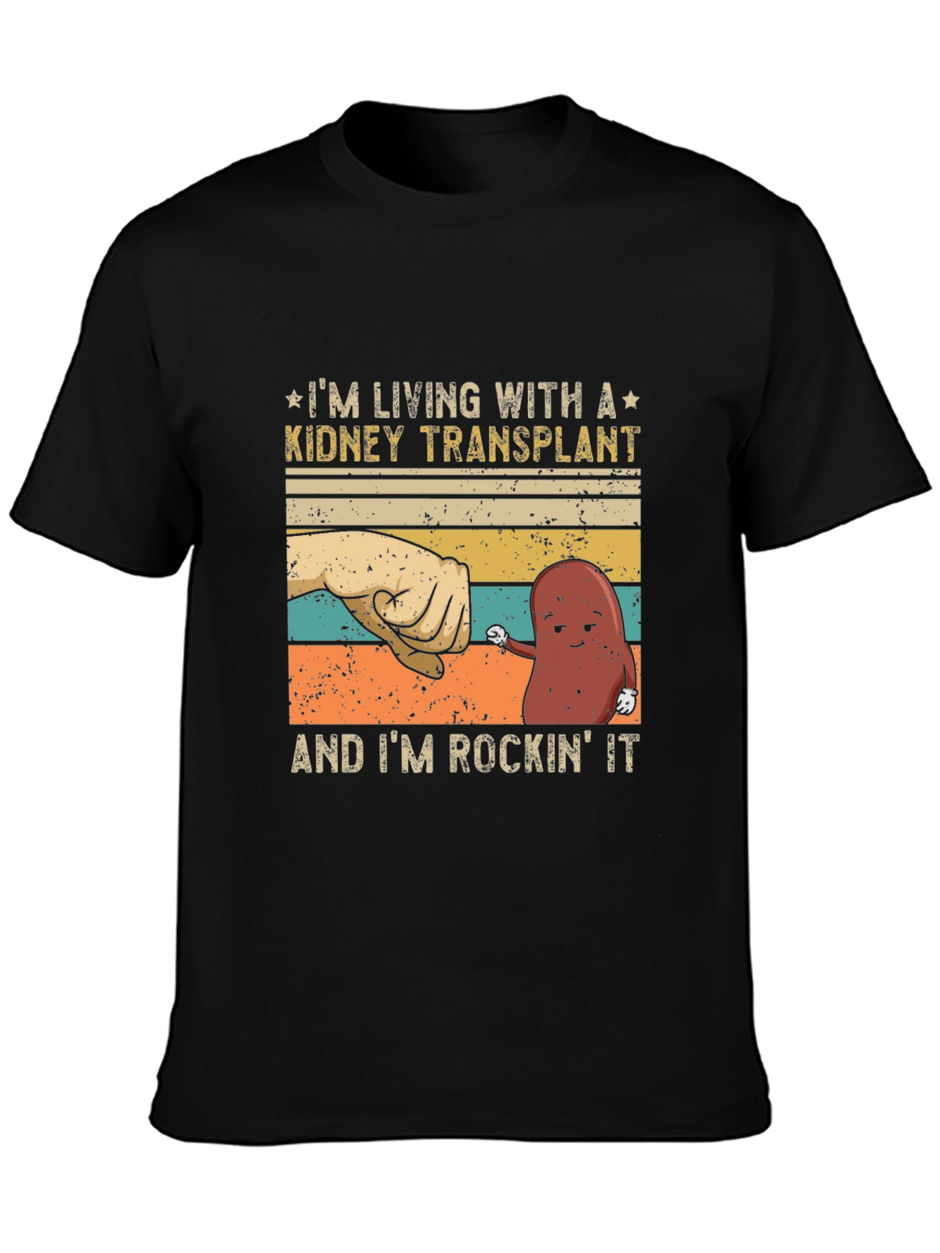 Kidney Transplant Awareness Graphic T-Shirt