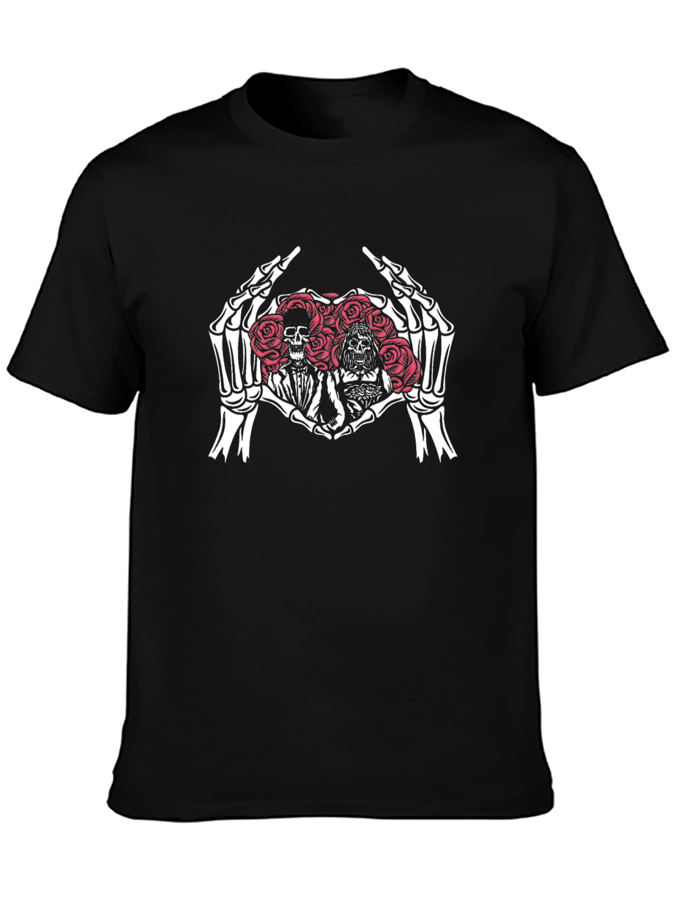 Skeleton Love T-Shirt: Bride & Groom