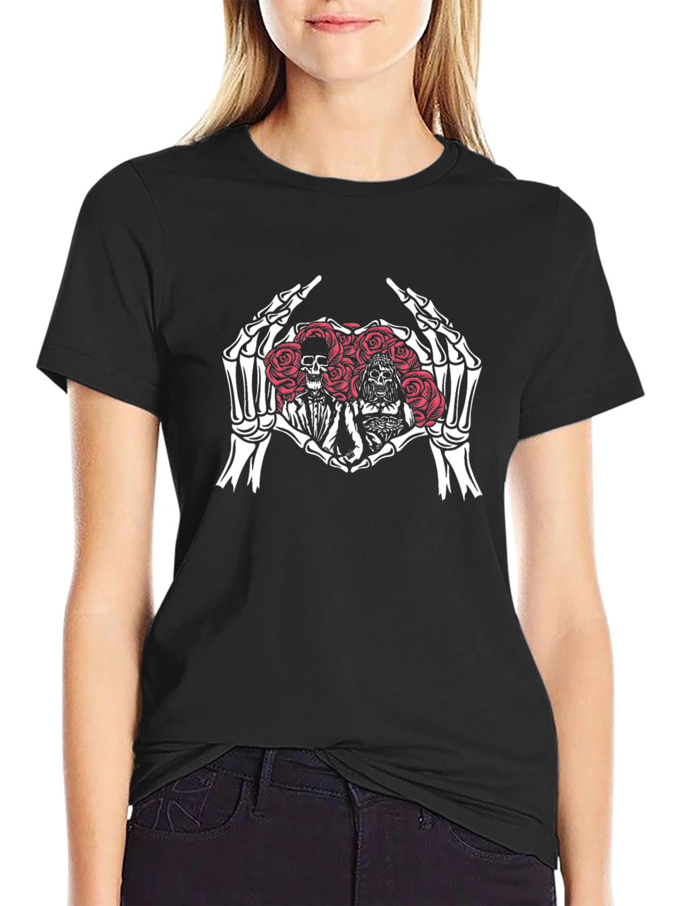 Skeleton Love T-Shirt: Bride & Groom