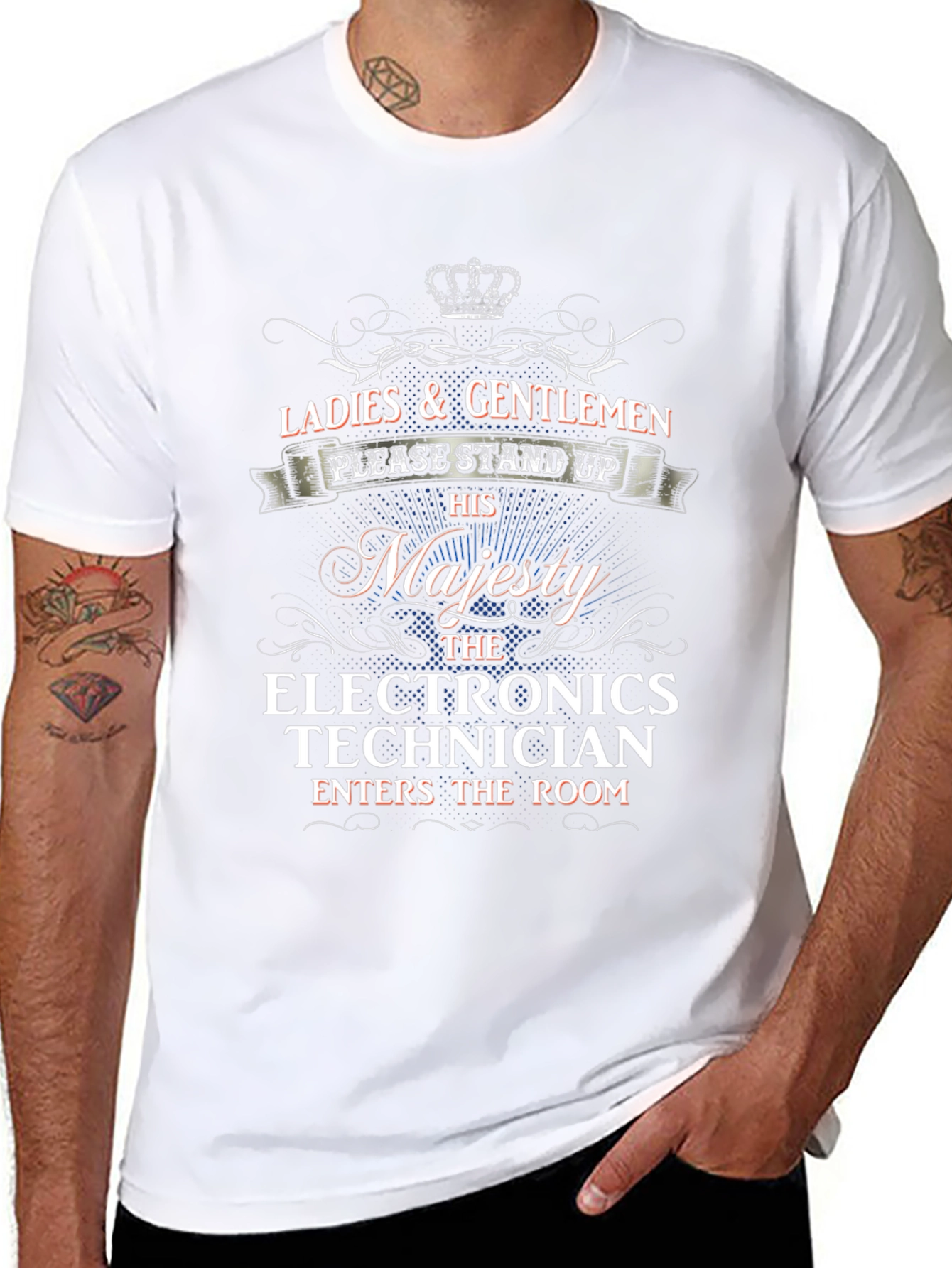 Electronics Technician Majesty T-Shirt