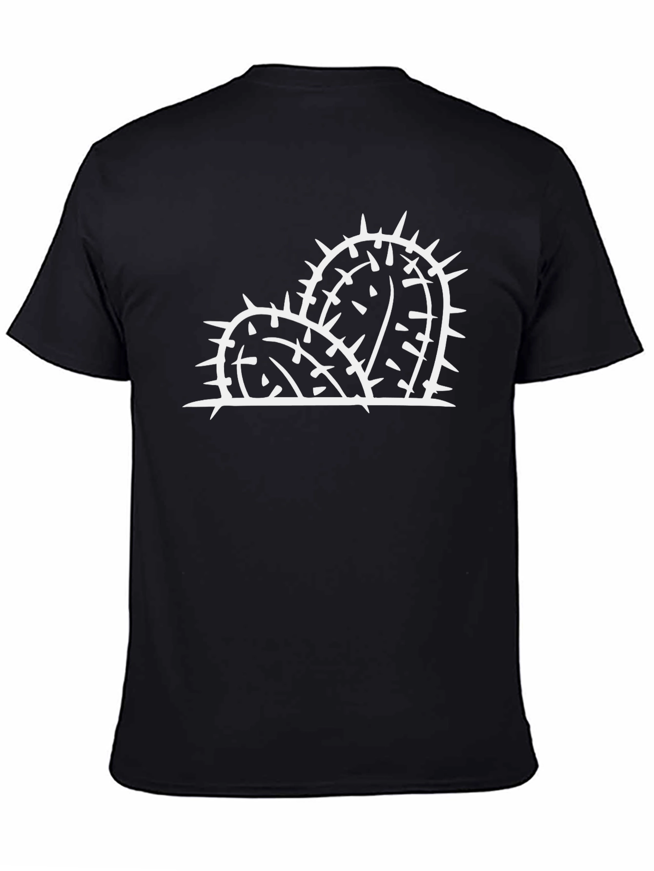 Cactus Graphic Black T-Shirt - Trendy Desert Style