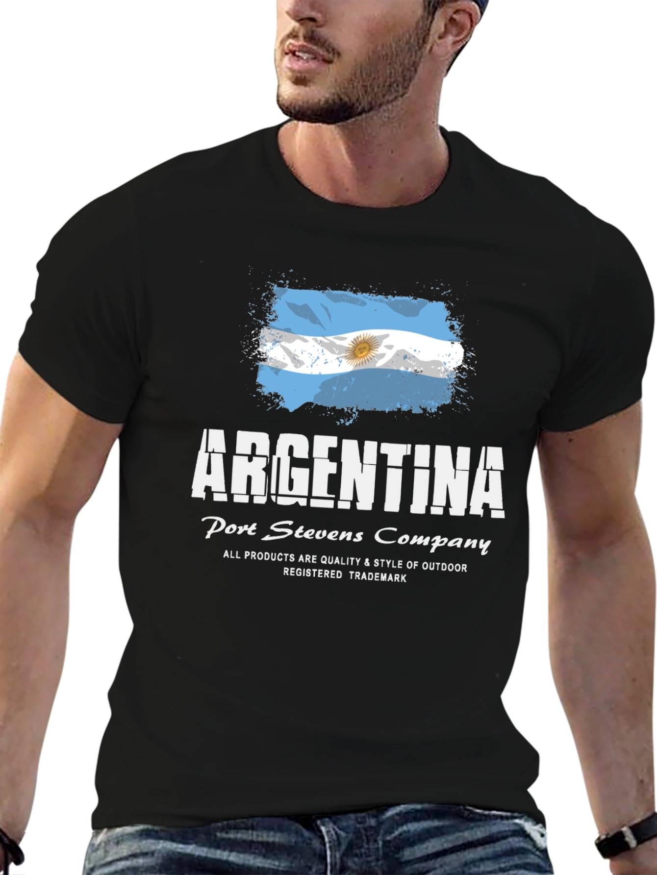 Argentina Flag T-Shirt - Port Stevens Company