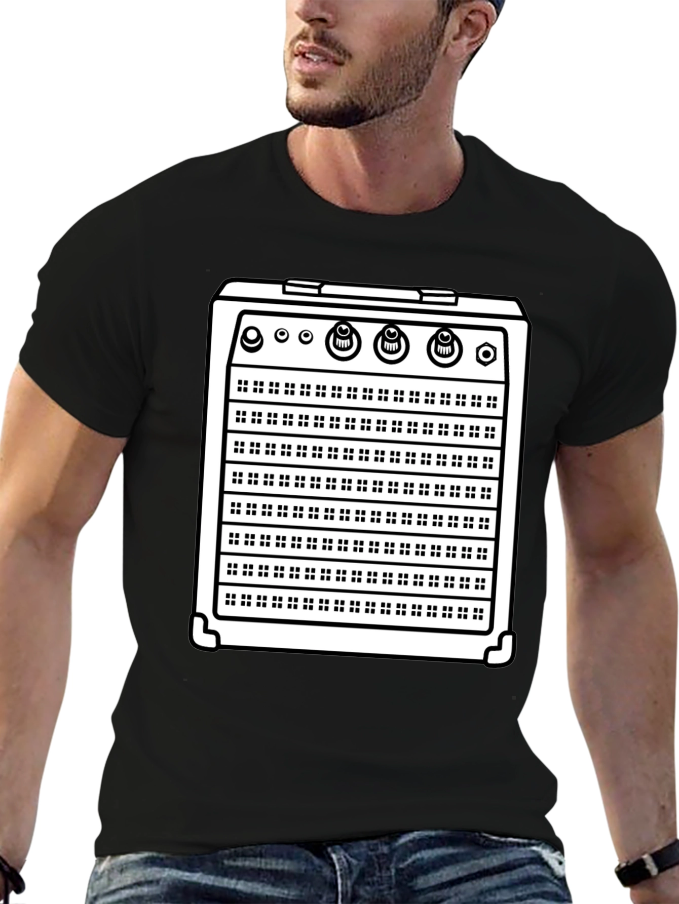 Amp Graphic Tee - Musicians Black T-Shirt
