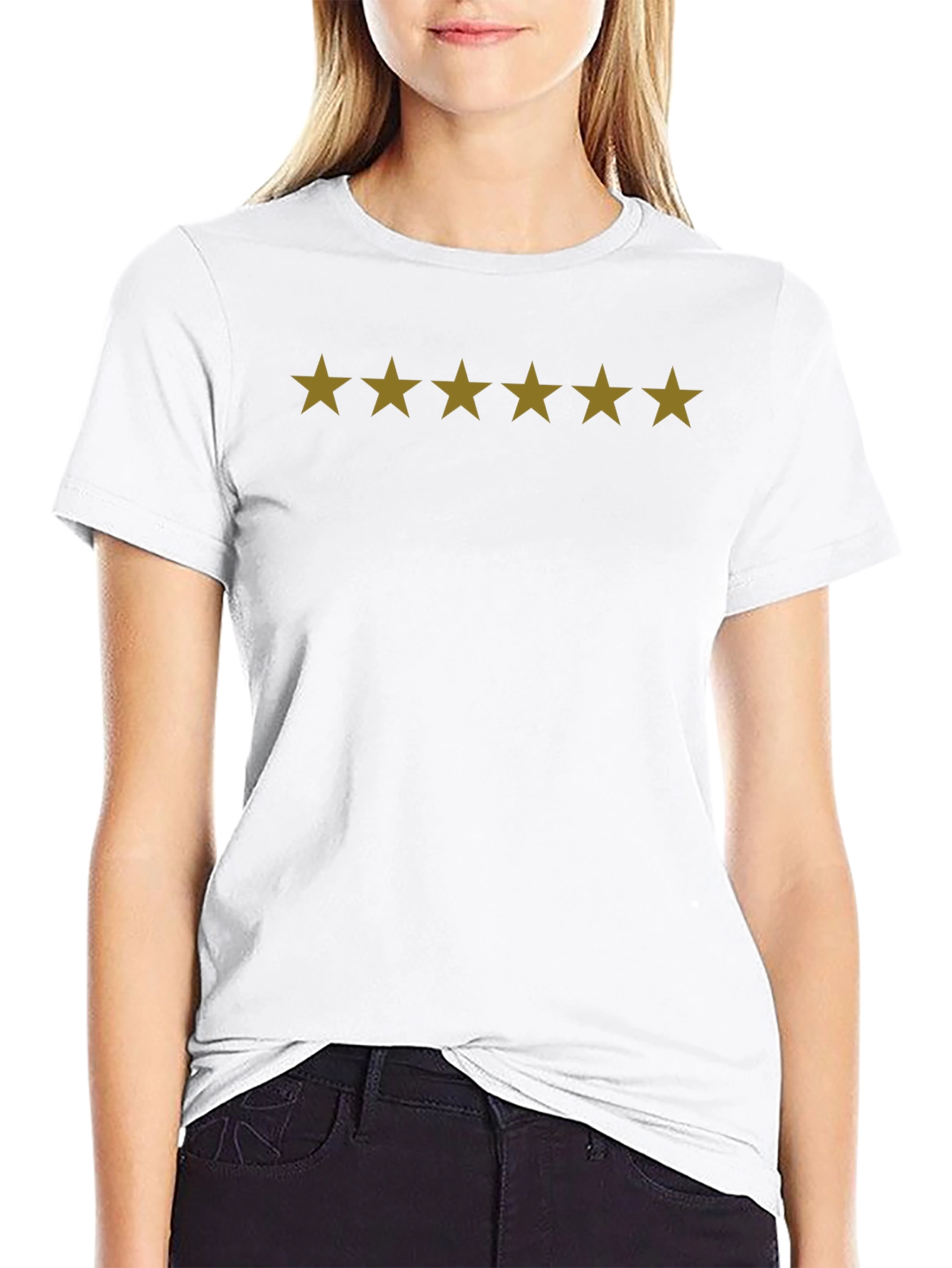 Five Star Quality Black T-Shirt
