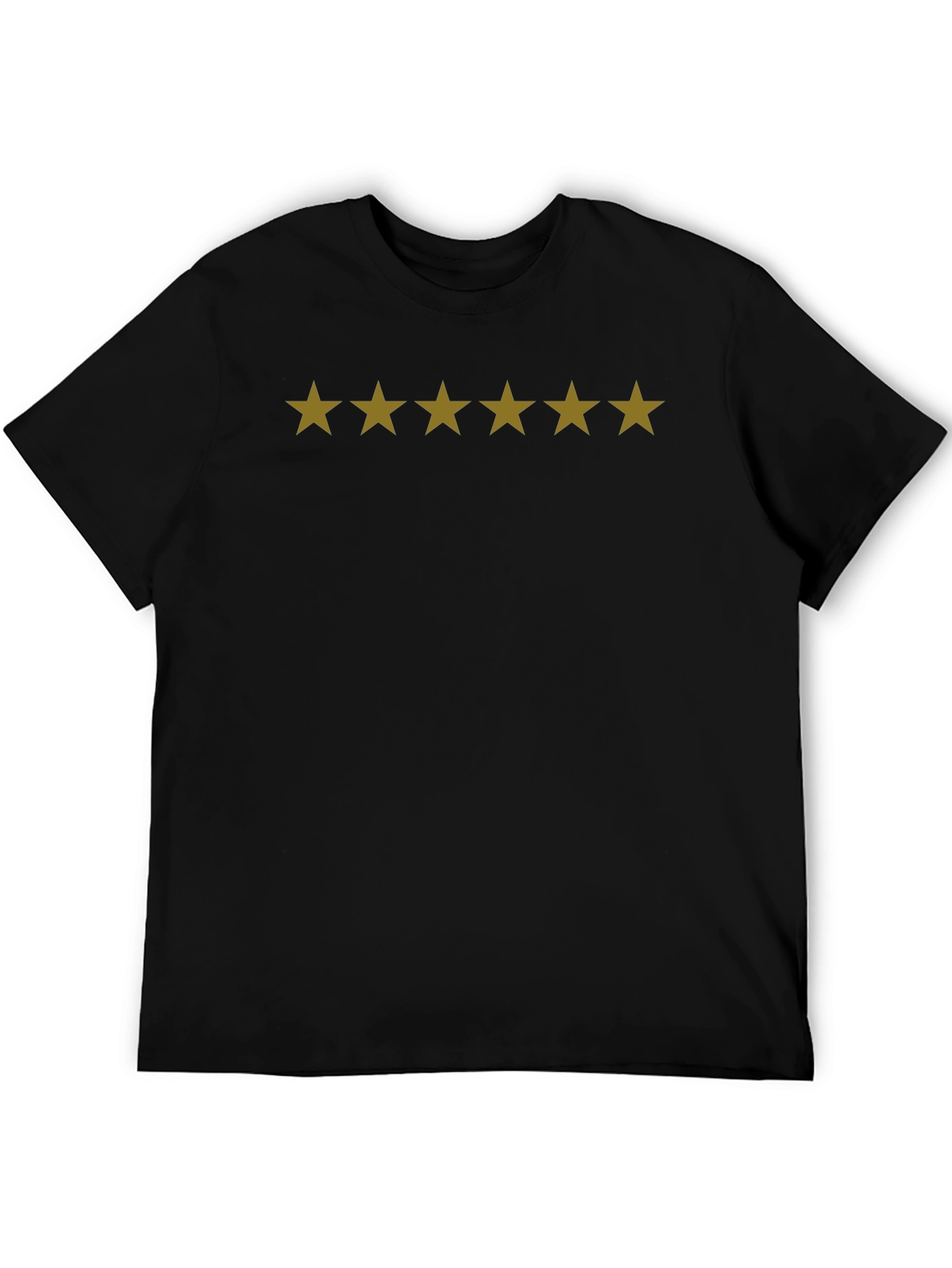 Five Star Quality Black T-Shirt