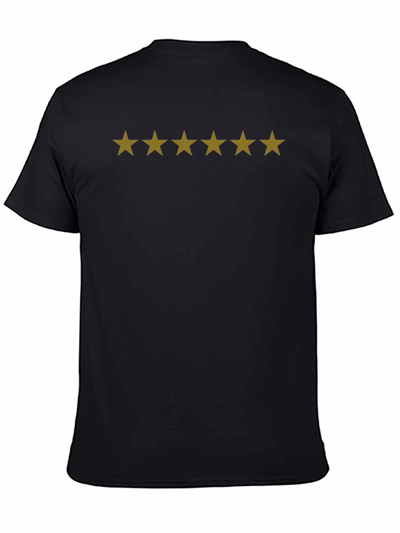 Five Star Quality Black T-Shirt