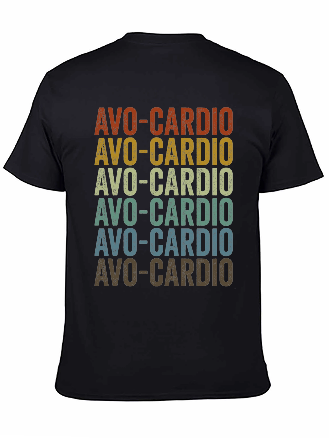 Avo-Cardio Graphic T-Shirt - Trendy Avocado Workout Tee