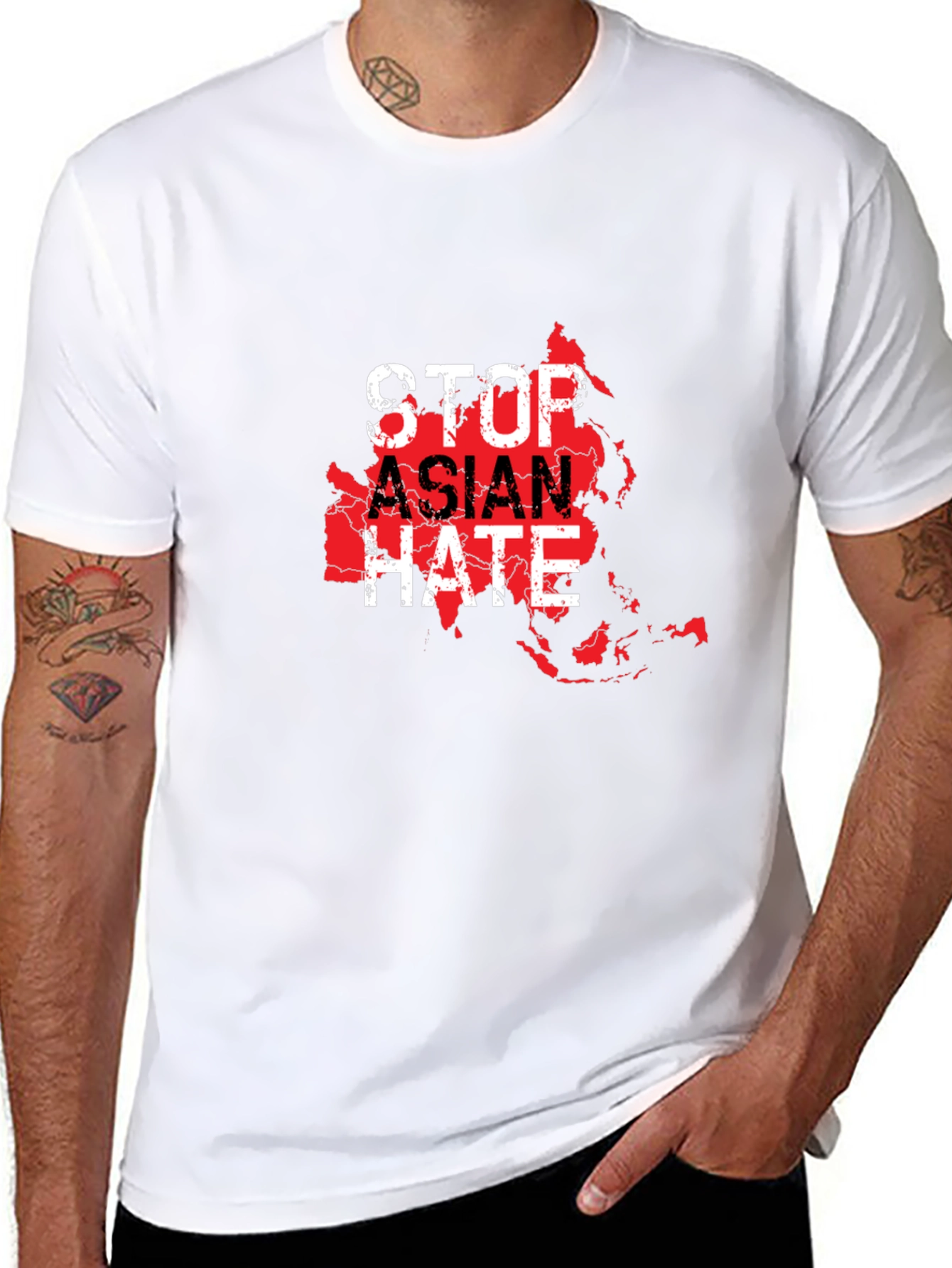 Stop Asian Hate Graphic T-Shirt