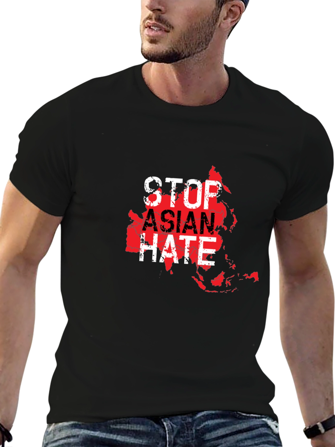 Stop Asian Hate Graphic T-Shirt
