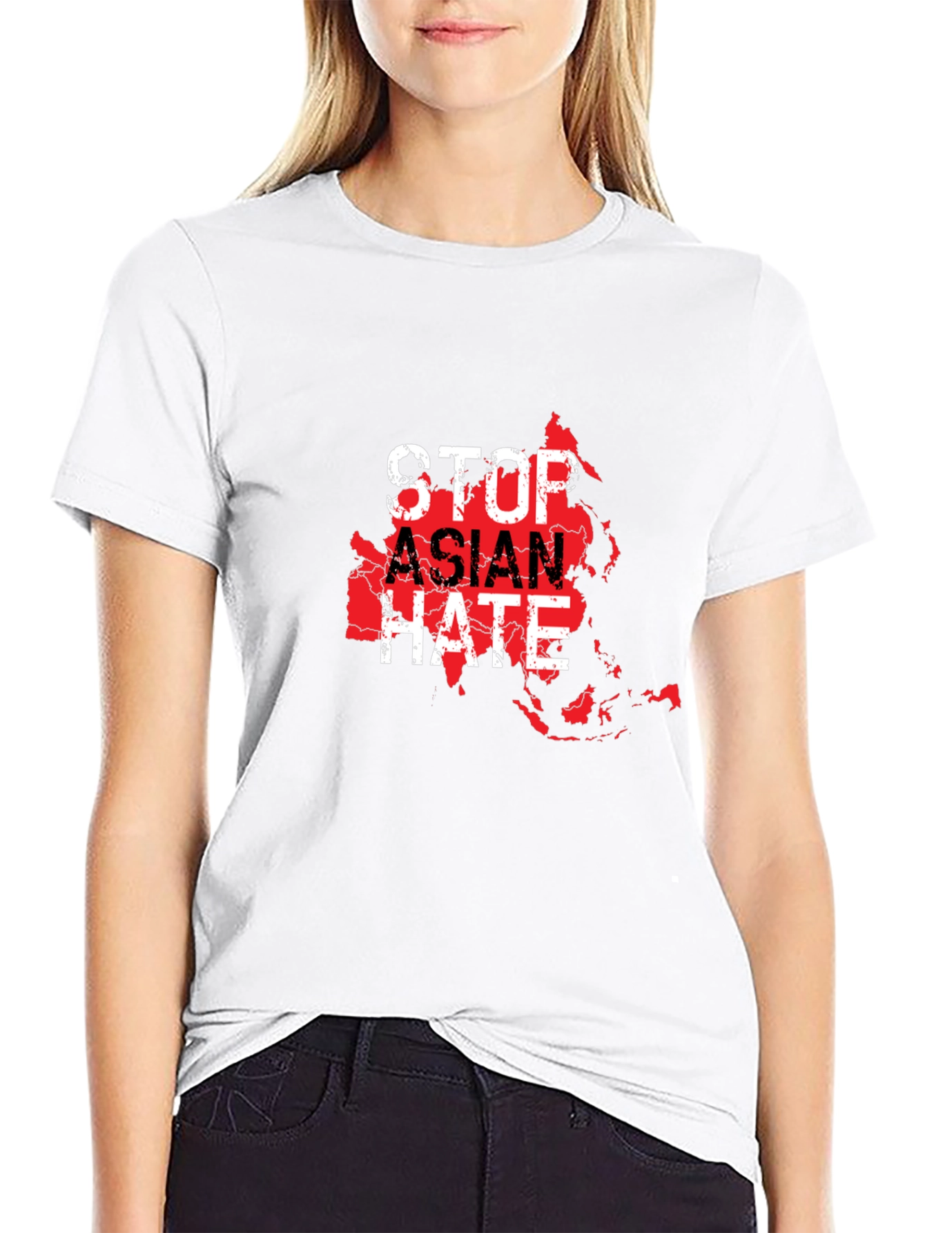 Stop Asian Hate Graphic T-Shirt