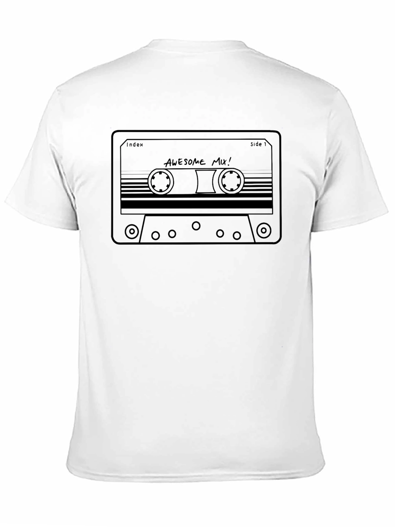 Awesome Mix Cassette Tape Graphic Tee - Black