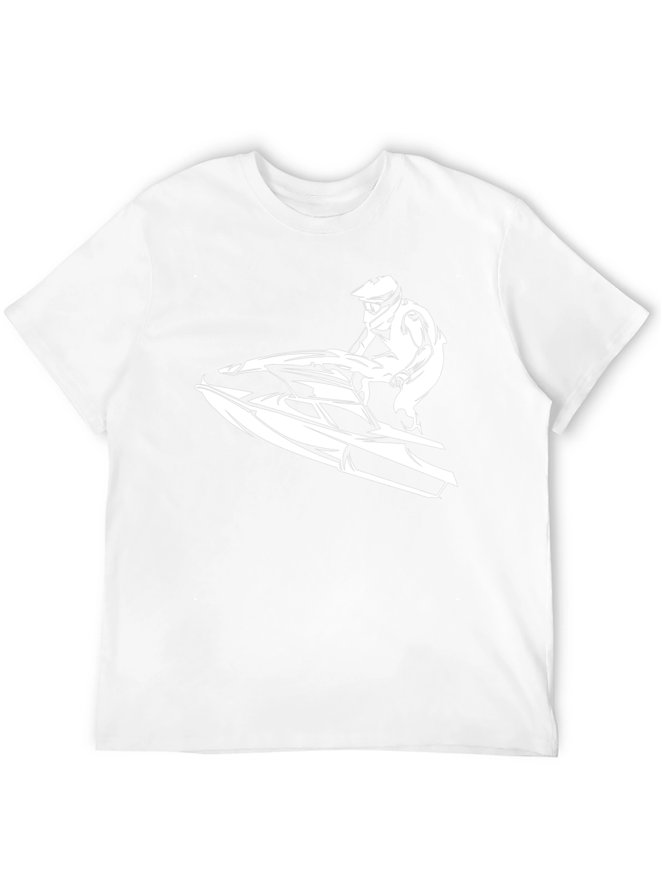 Jet Ski Rider Graphic Tee - Black