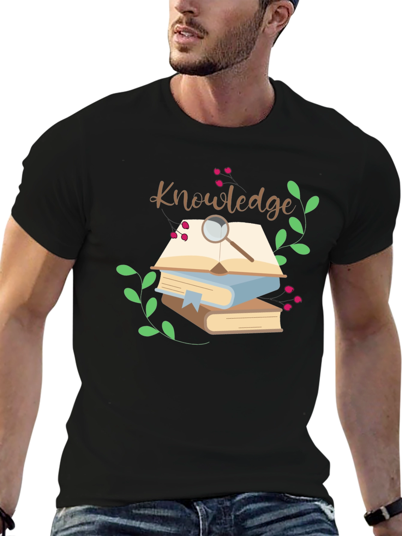 Knowledge Books Graphic Tee