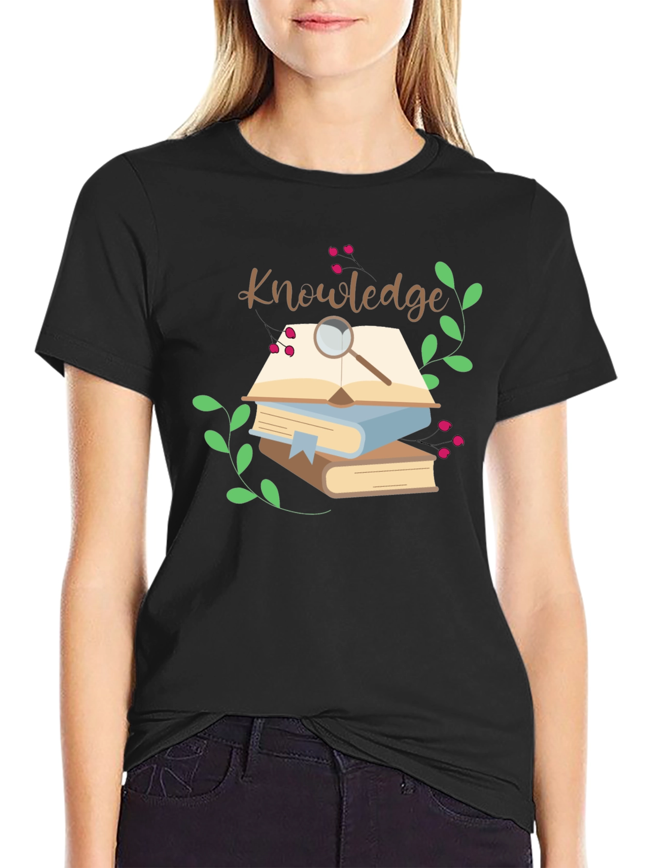 Knowledge Books Graphic Tee