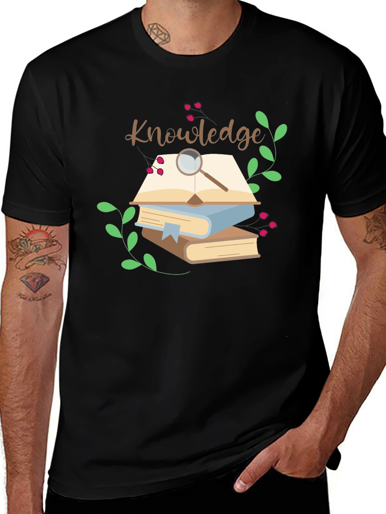 Knowledge Books Graphic Tee