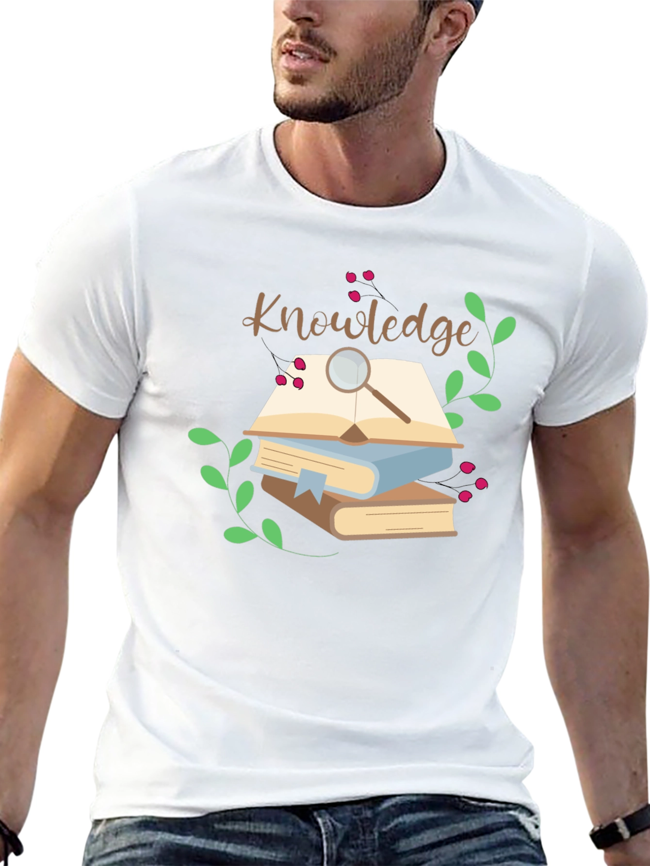 Knowledge Books Graphic Tee
