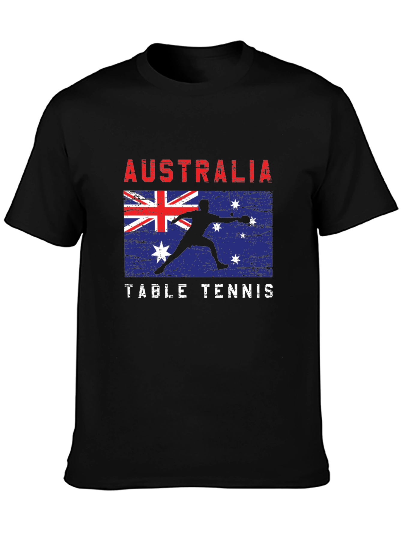 Australia Table Tennis Graphic Tee