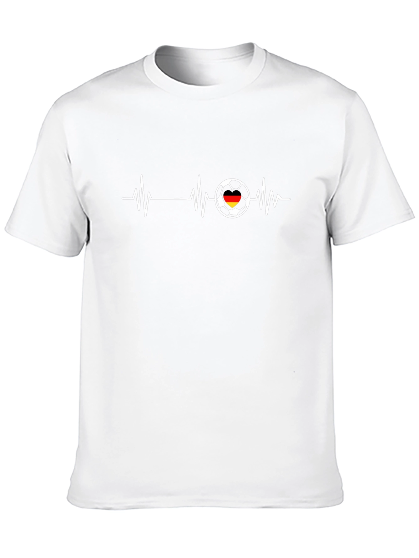Germany Soccer Heartbeat T-Shirt