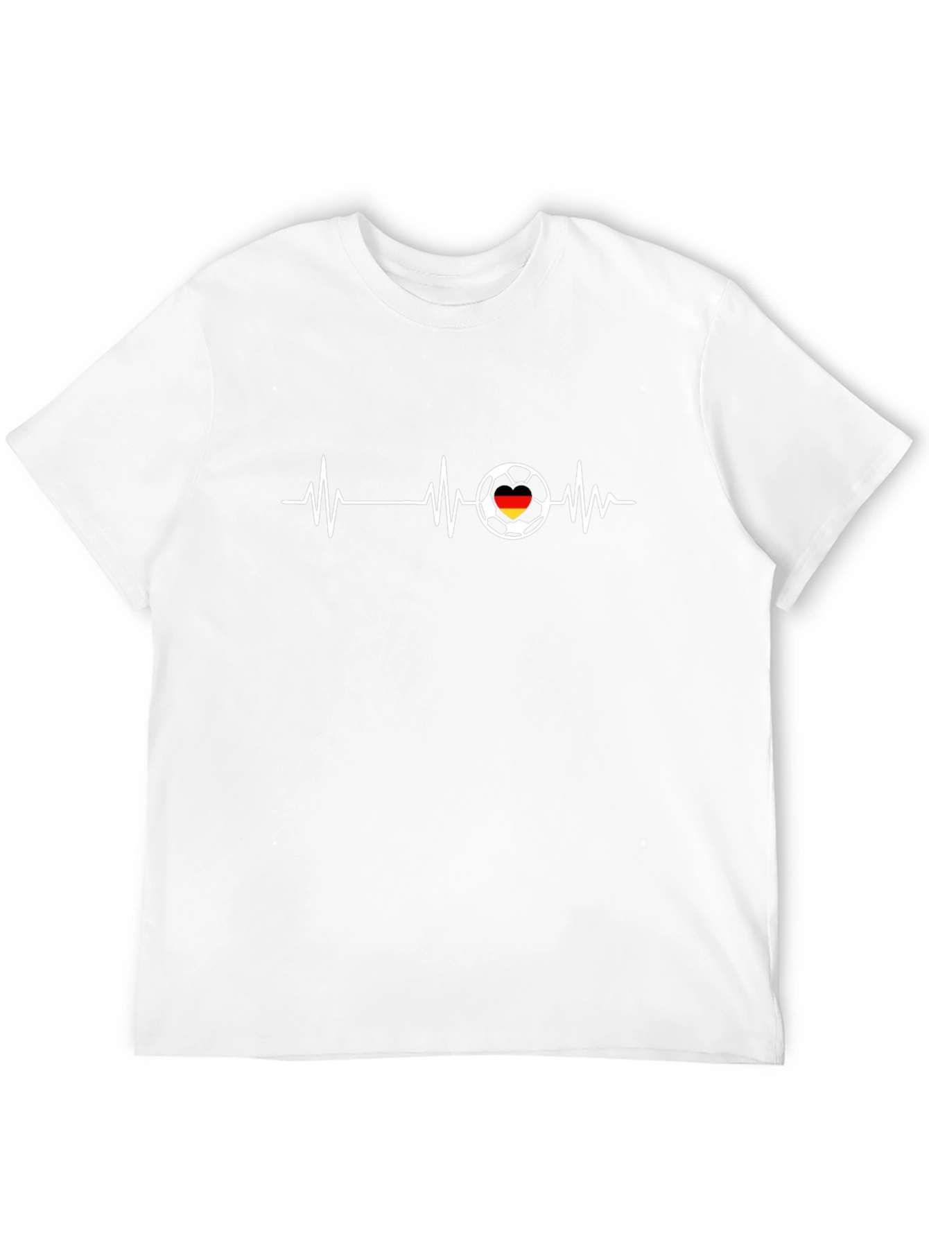 Germany Soccer Heartbeat T-Shirt