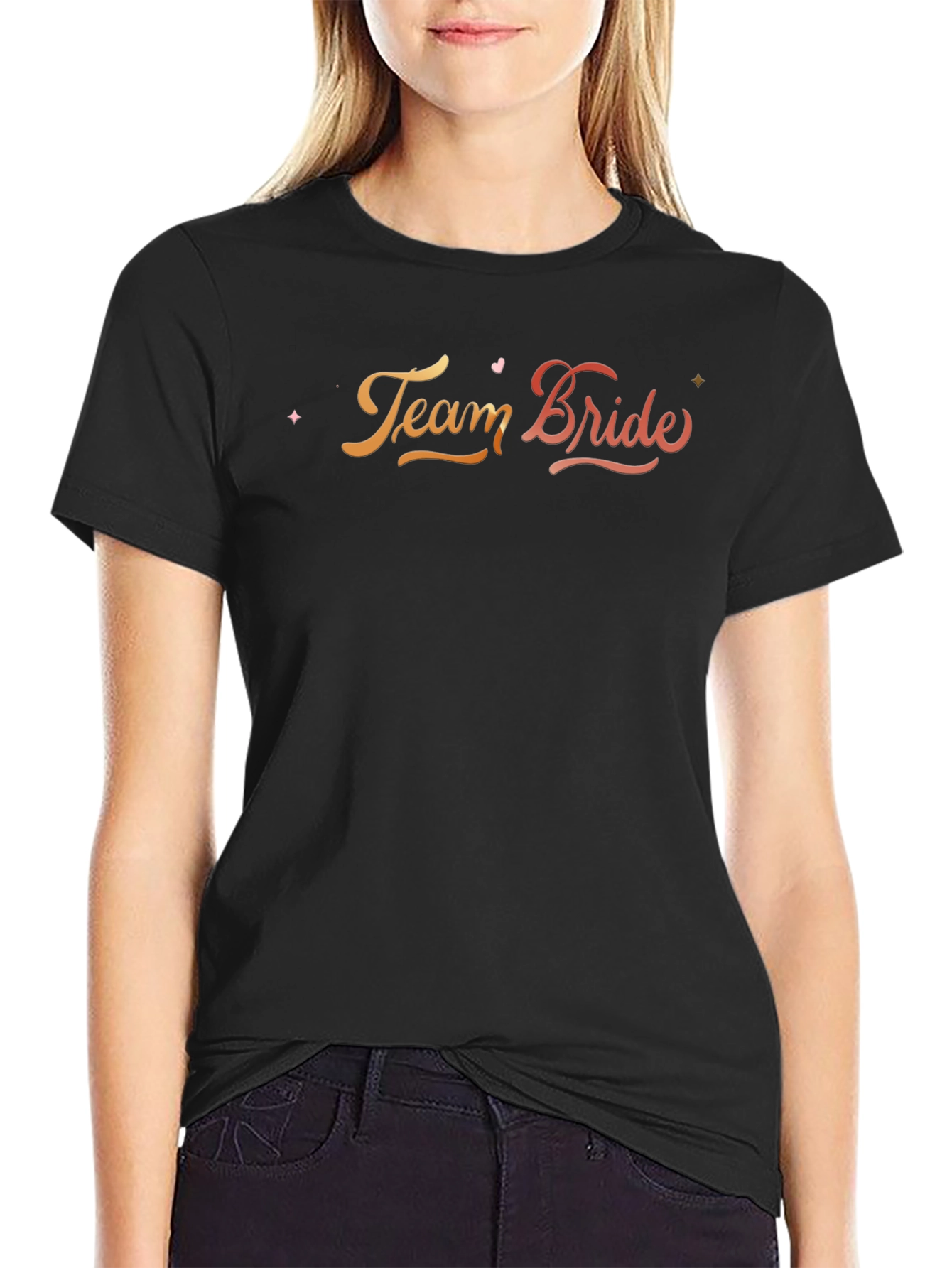 Team Bride Crew Neck T-Shirt