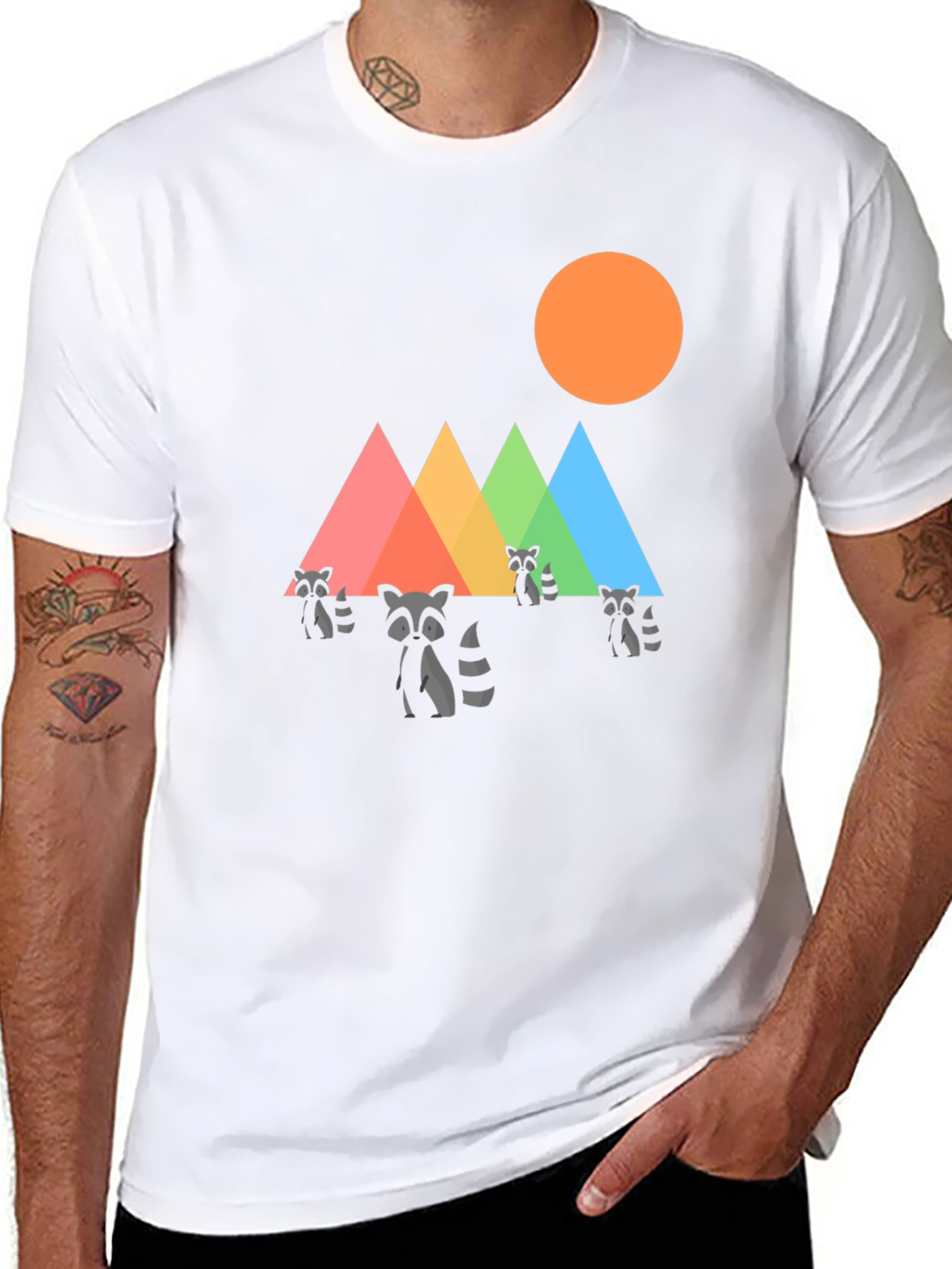 Raccoon Mountain Graphic Tee - Black T-Shirt