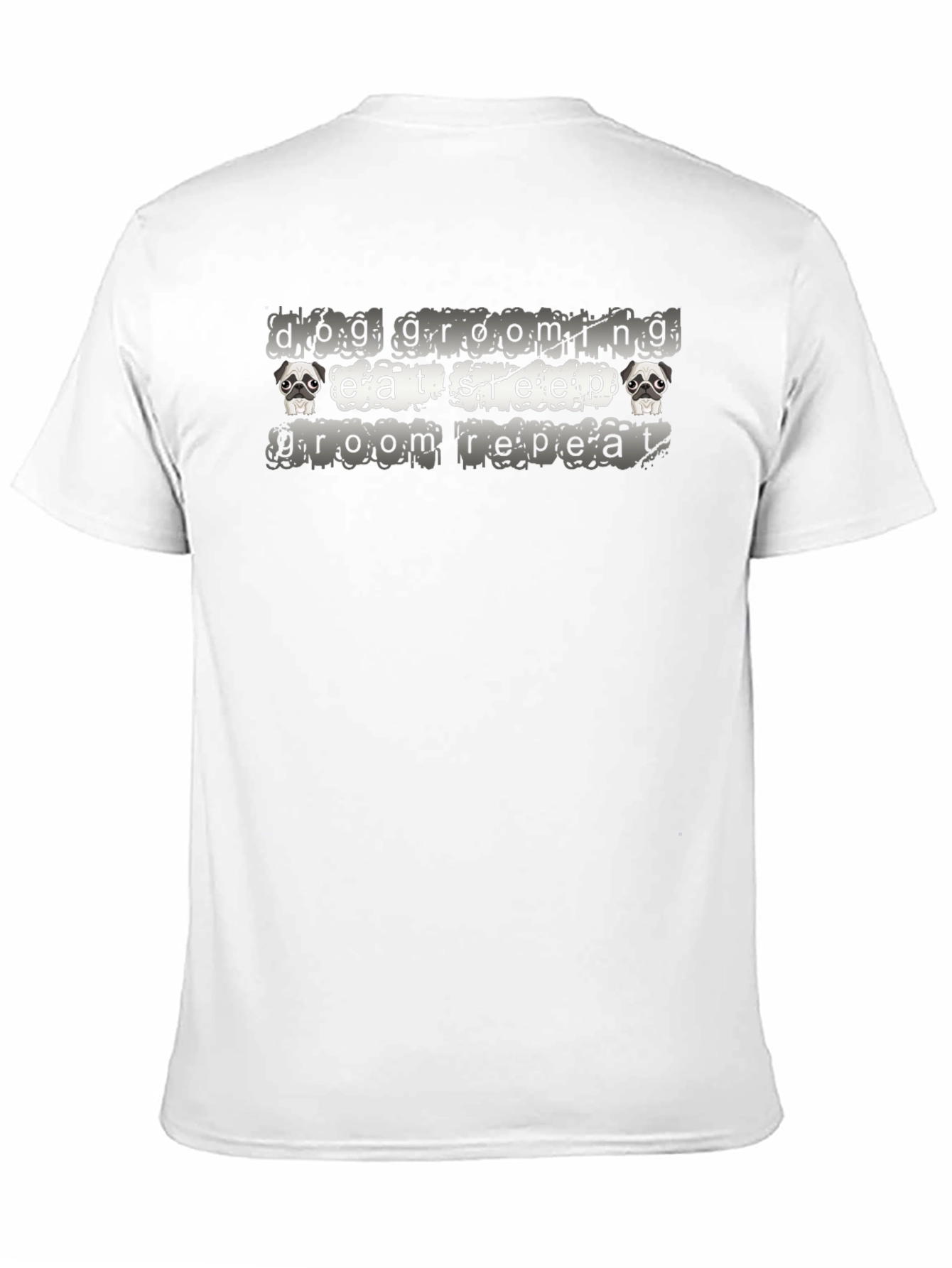 Eat Sleep Groom Repeat T-Shirt – Dog Grooming Graphic Tee