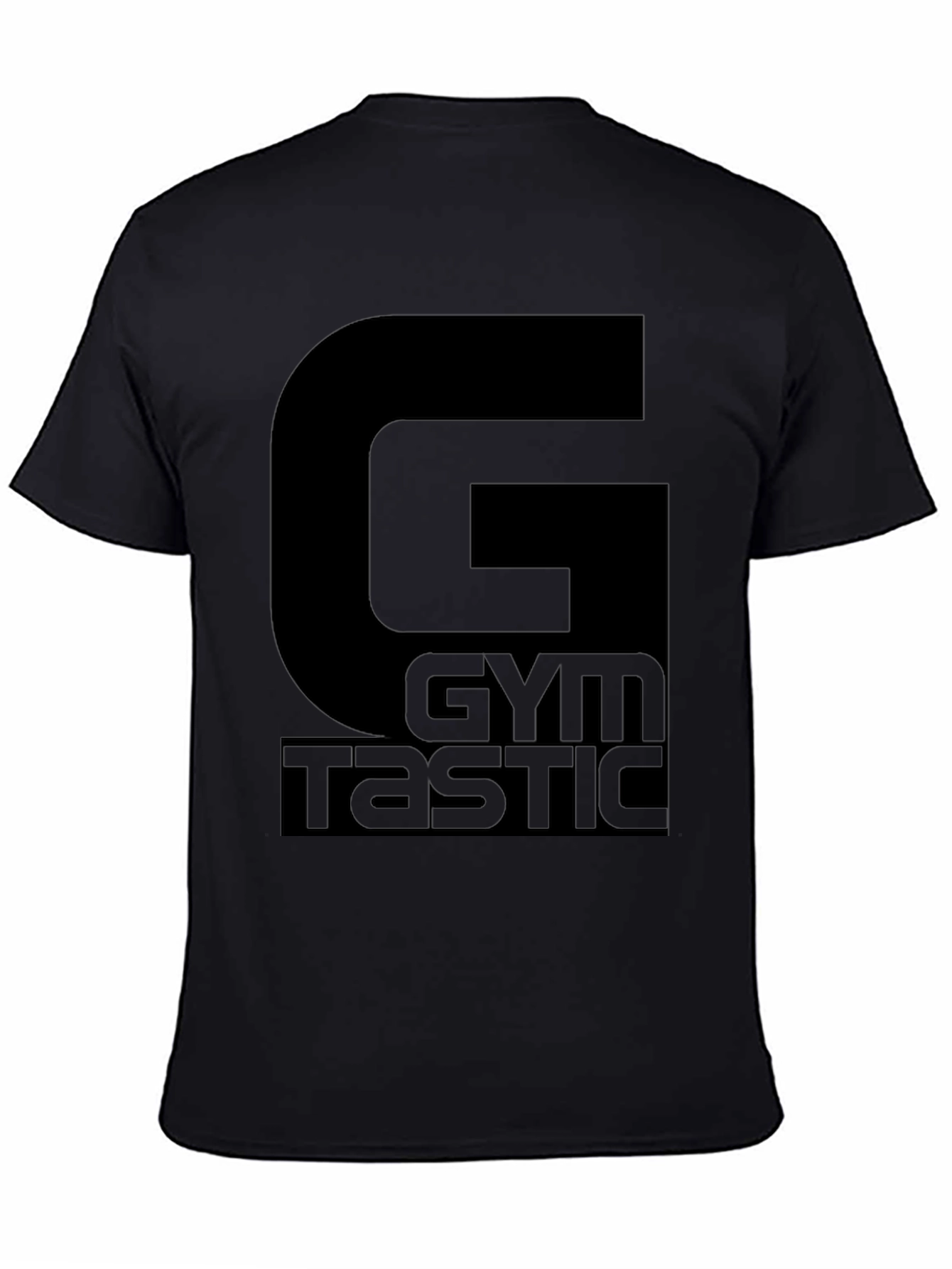 Mens Black Gymtastic Graphic T-Shirt