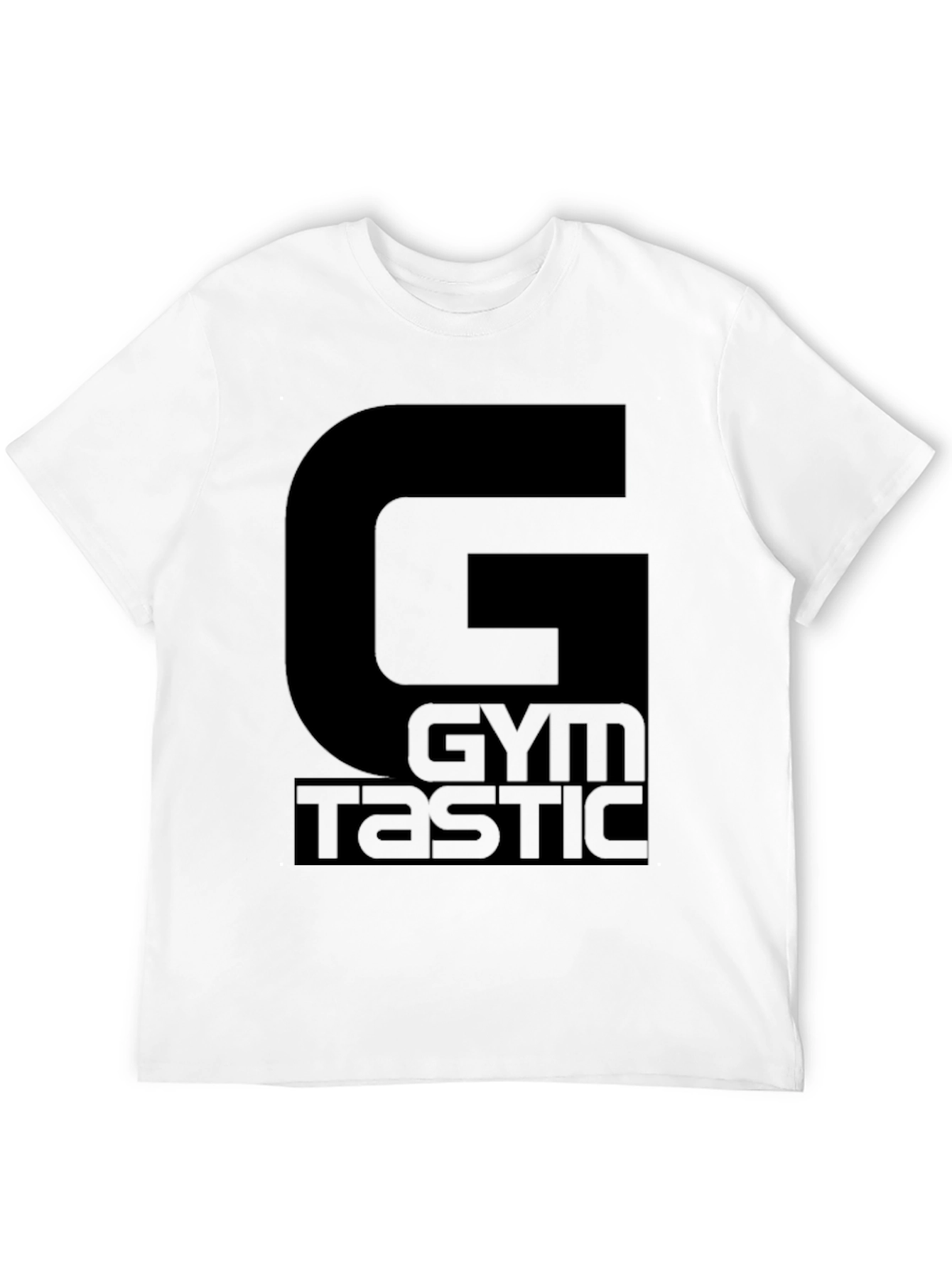 Mens Black Gymtastic Graphic T-Shirt