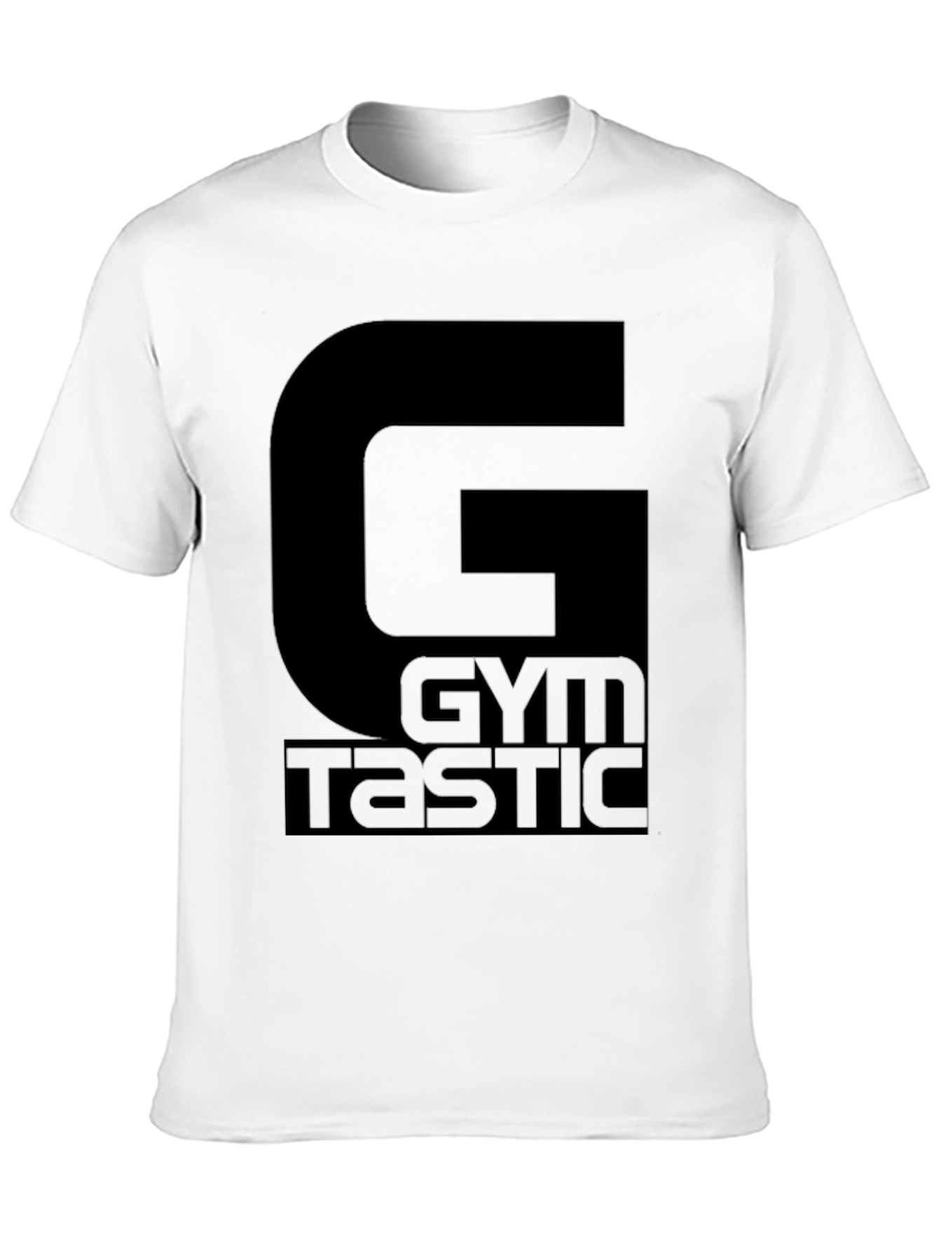 Mens Black Gymtastic Graphic T-Shirt