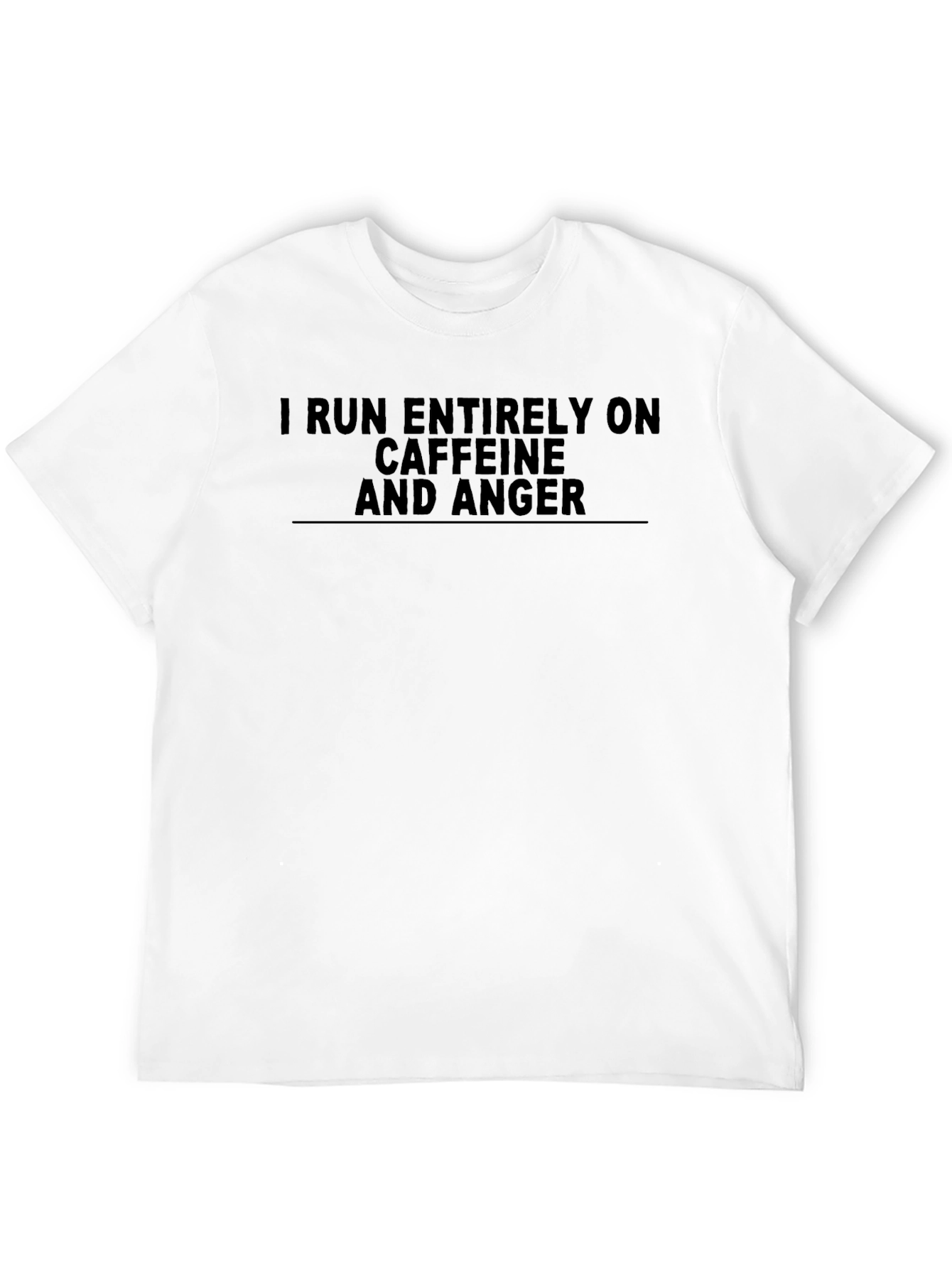 Caffeine & Anger Graphic Tee - Black