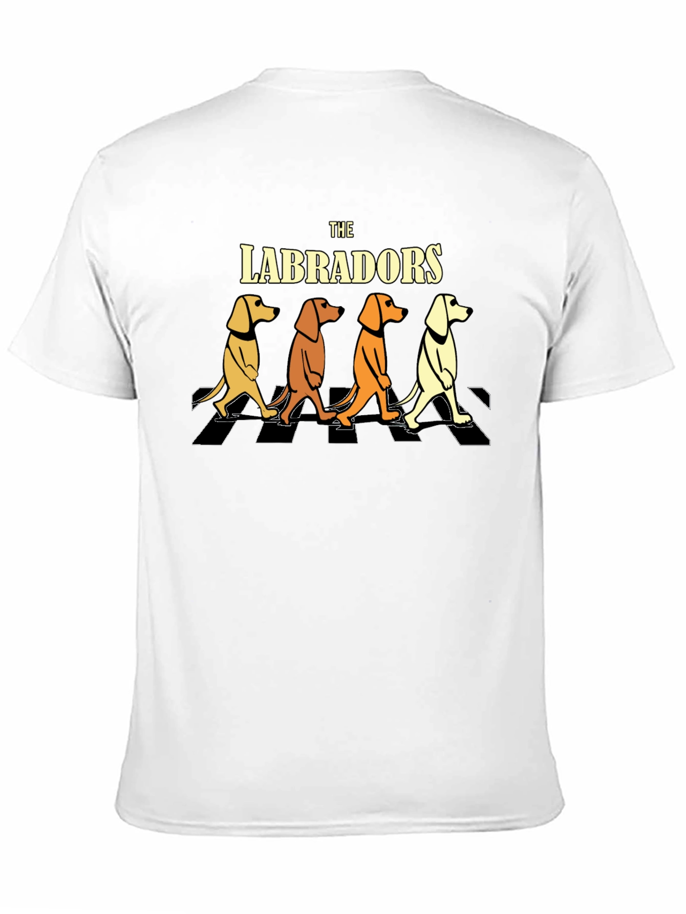 The Labradors Mens Black T-Shirt