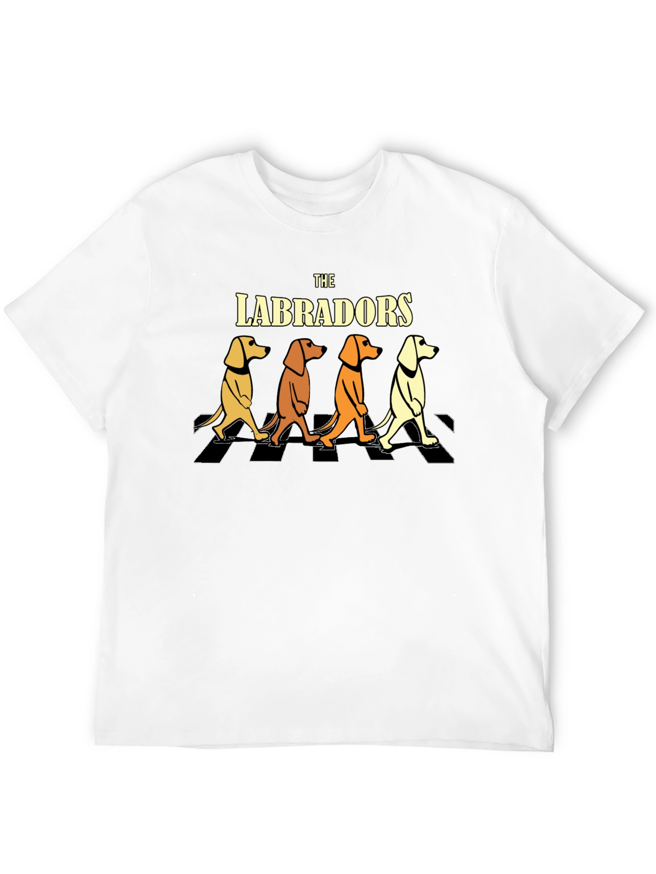 The Labradors Mens Black T-Shirt