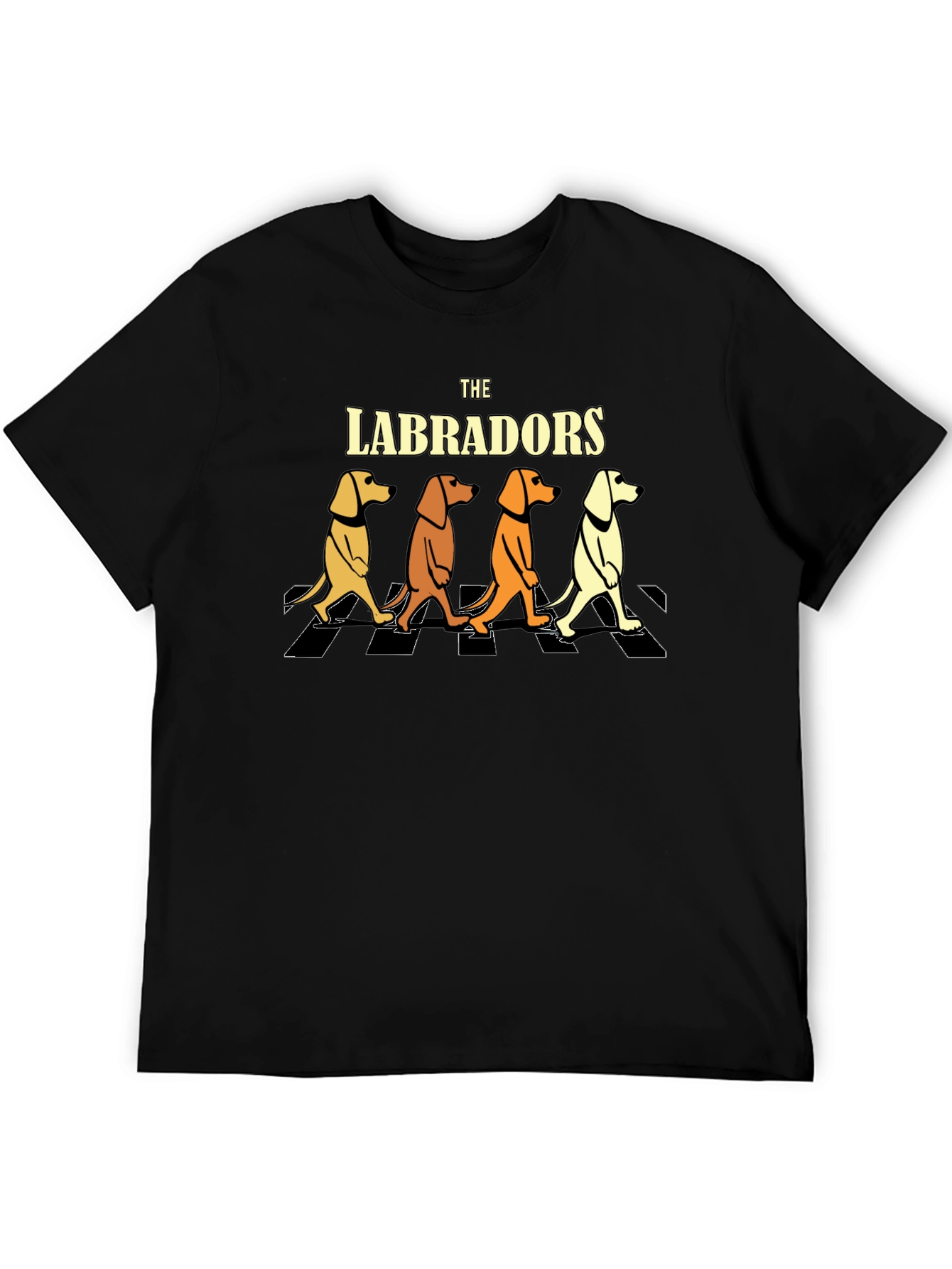 The Labradors Mens Black T-Shirt