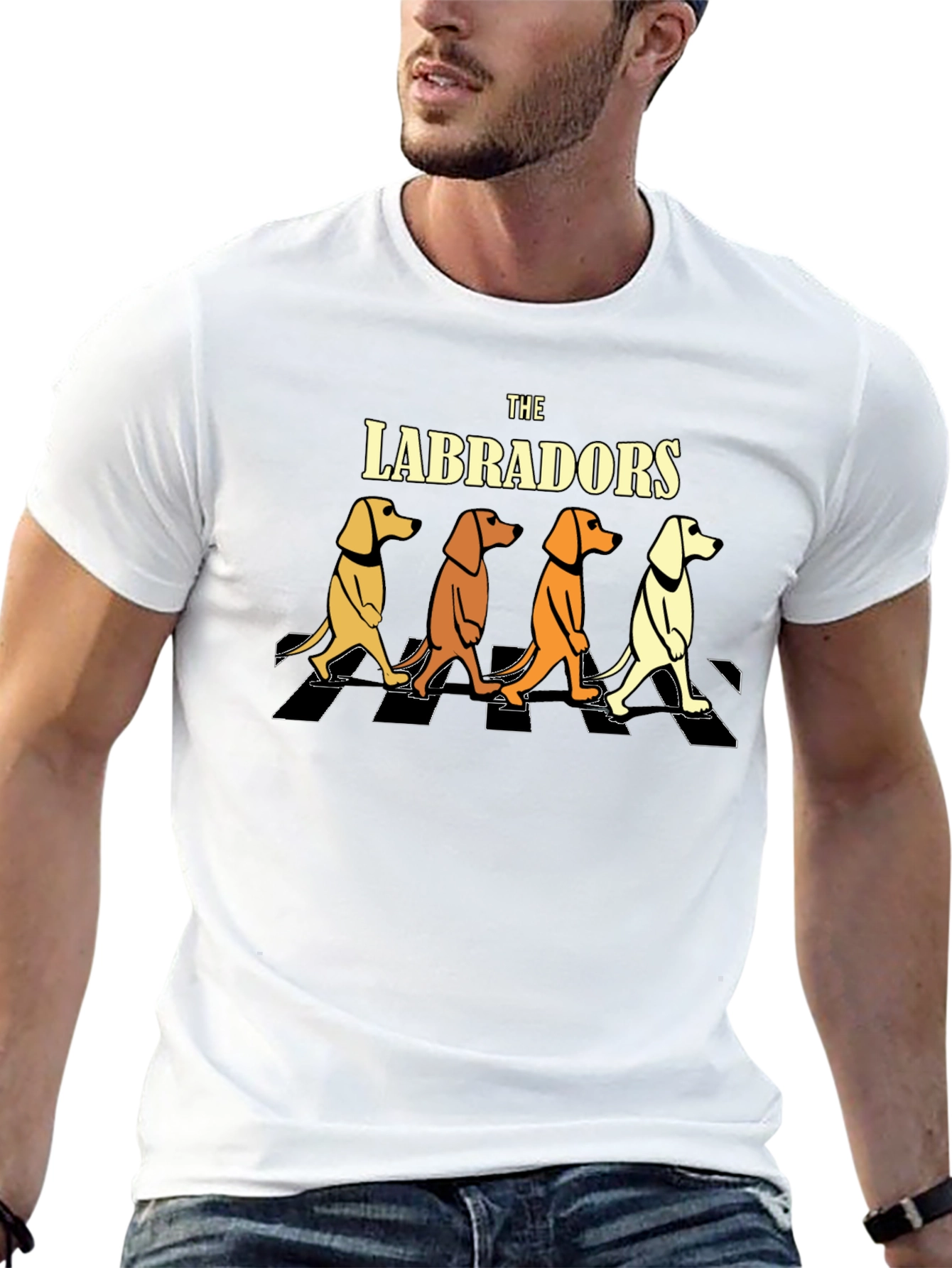The Labradors Mens Black T-Shirt