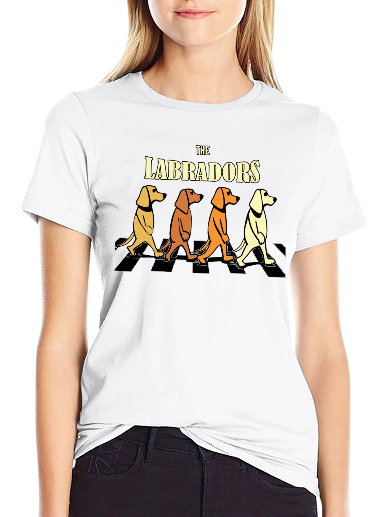 The Labradors Mens Black T-Shirt