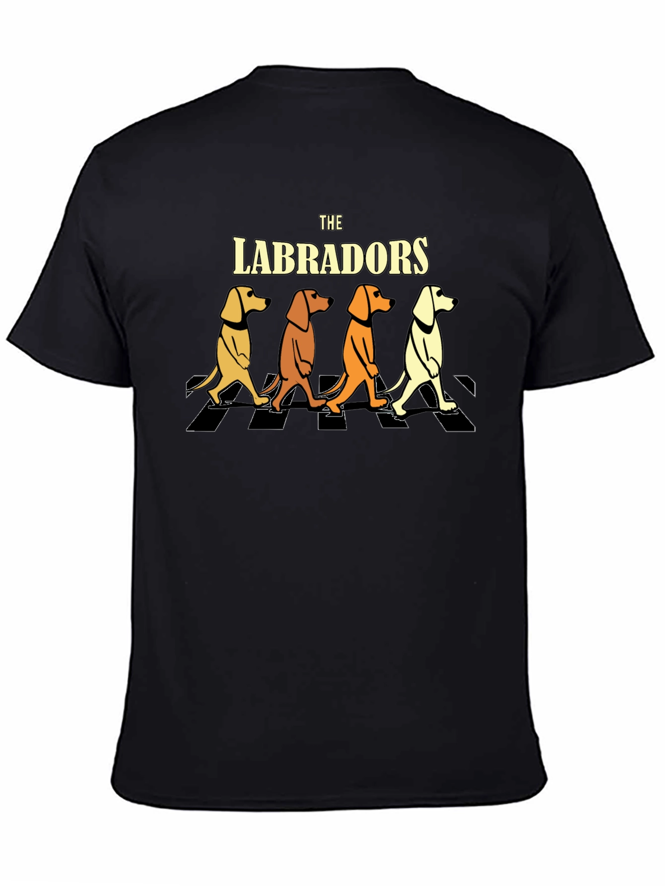 The Labradors Mens Black T-Shirt