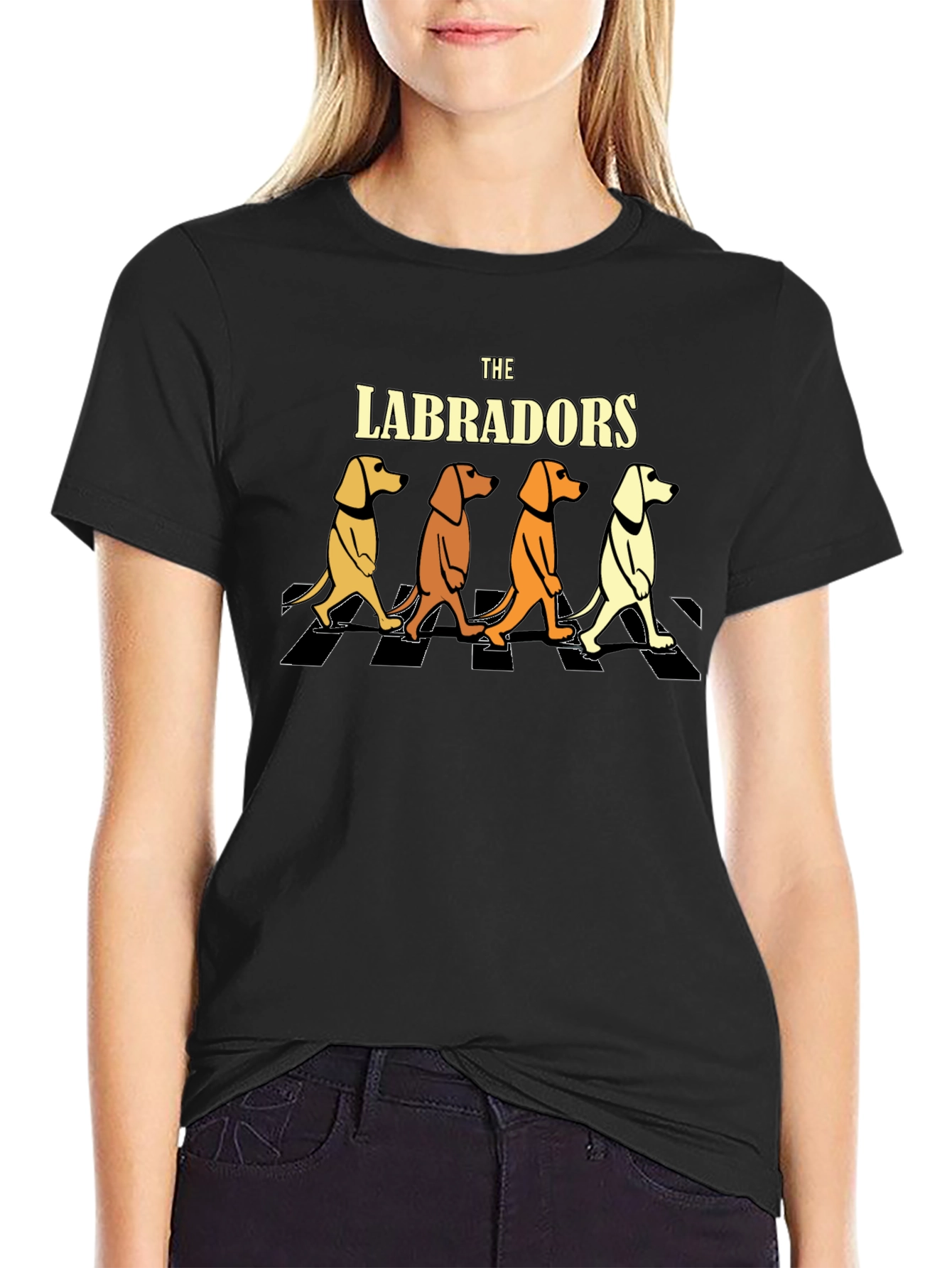 The Labradors Mens Black T-Shirt