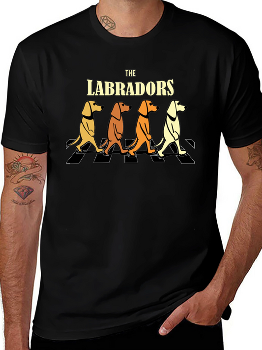 The Labradors Mens Black T-Shirt