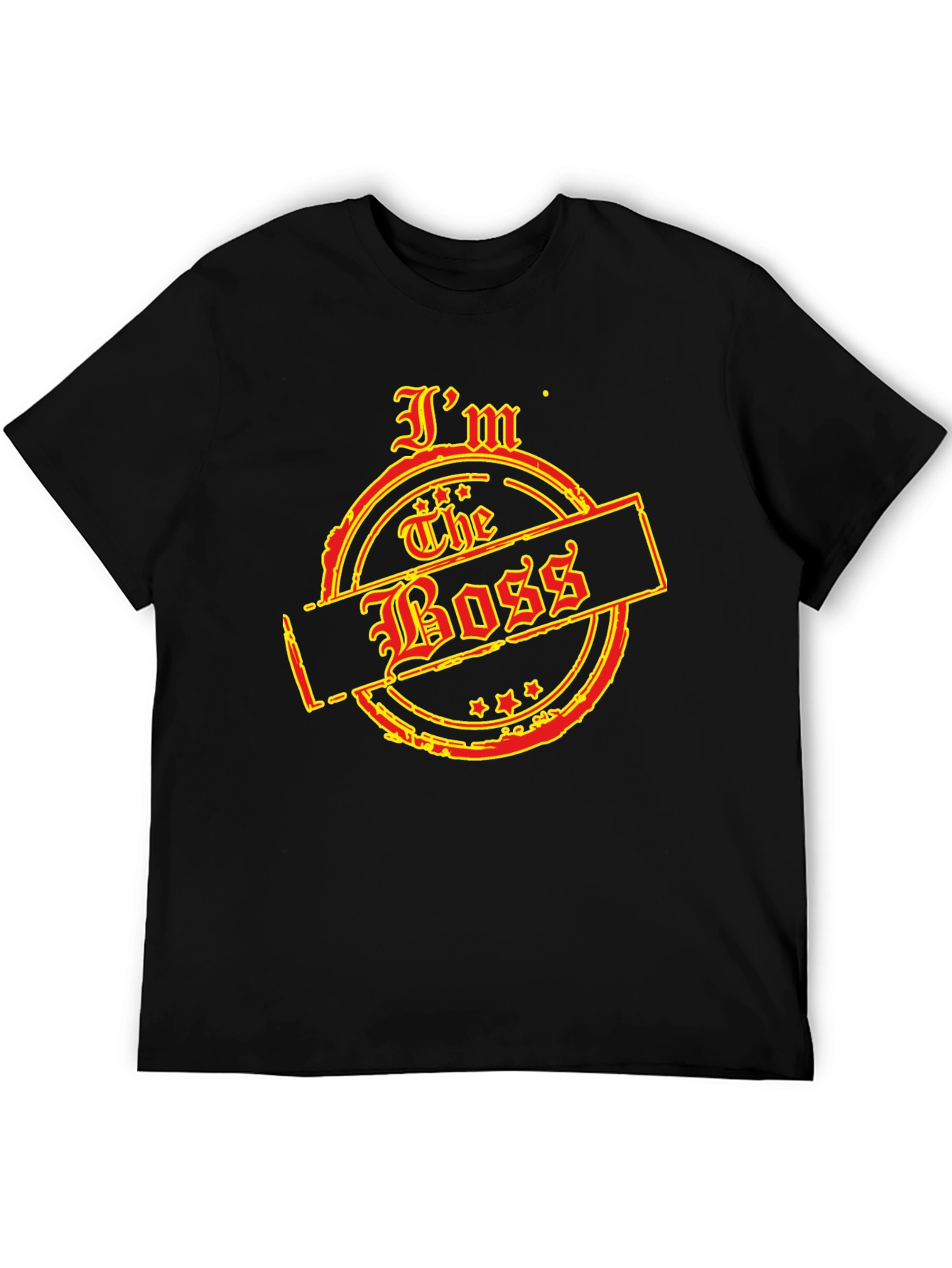 Im The Boss Graphic T-Shirt - Black