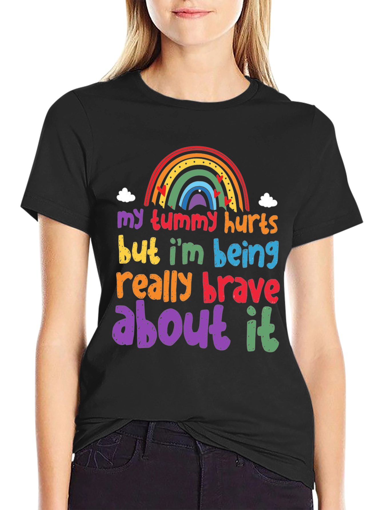 Brave Tummy Hurts Graphic Tee