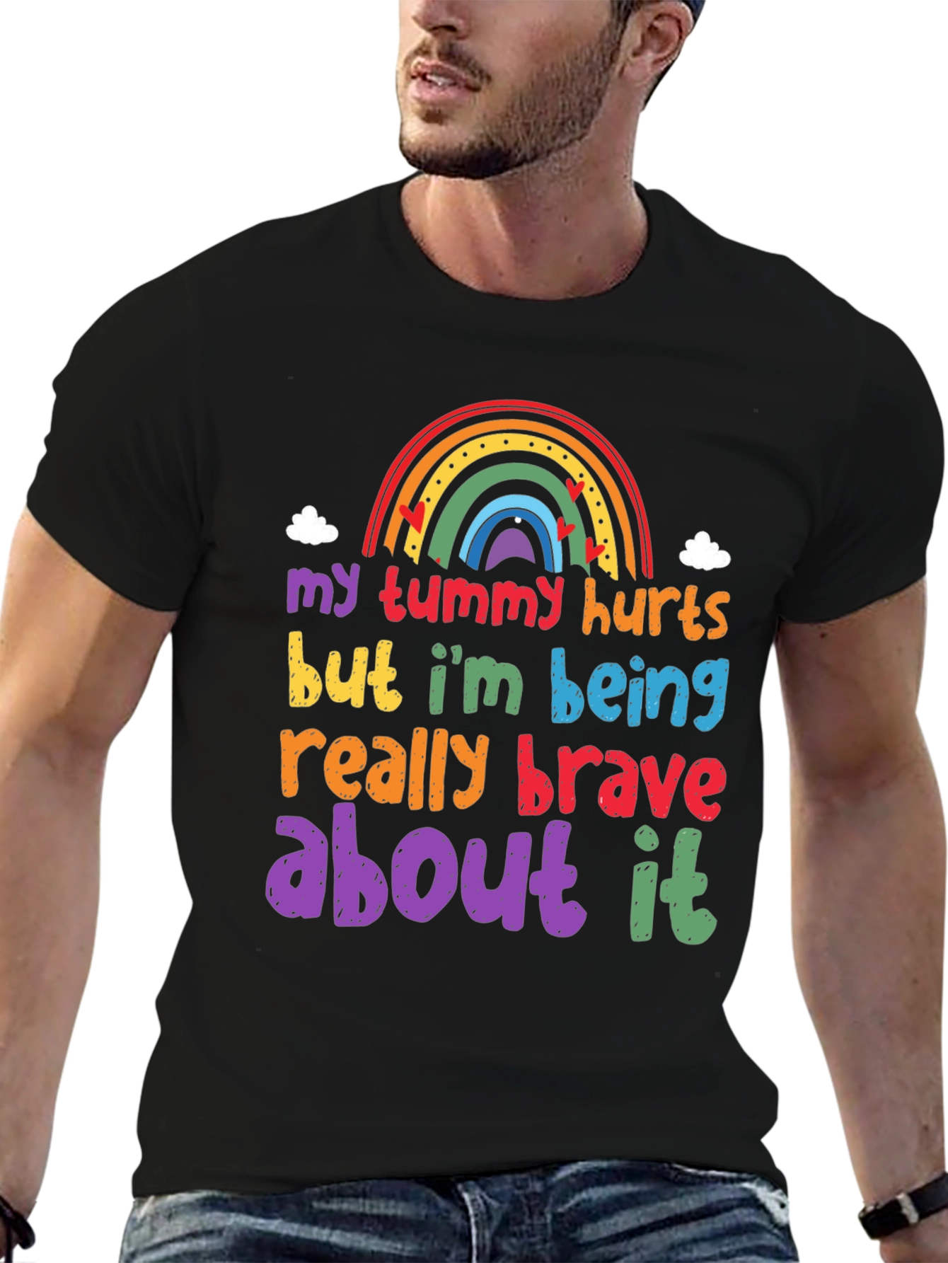 Brave Tummy Hurts Graphic Tee