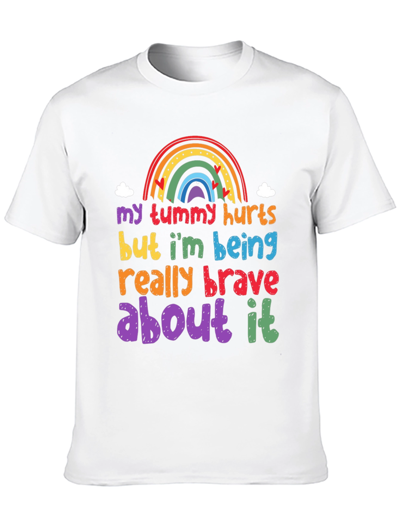 Brave Tummy Hurts Graphic Tee