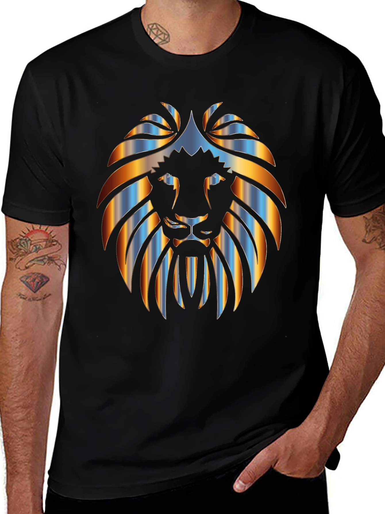 Lion Graphic Tee - Bold Style Comfortable Fit
